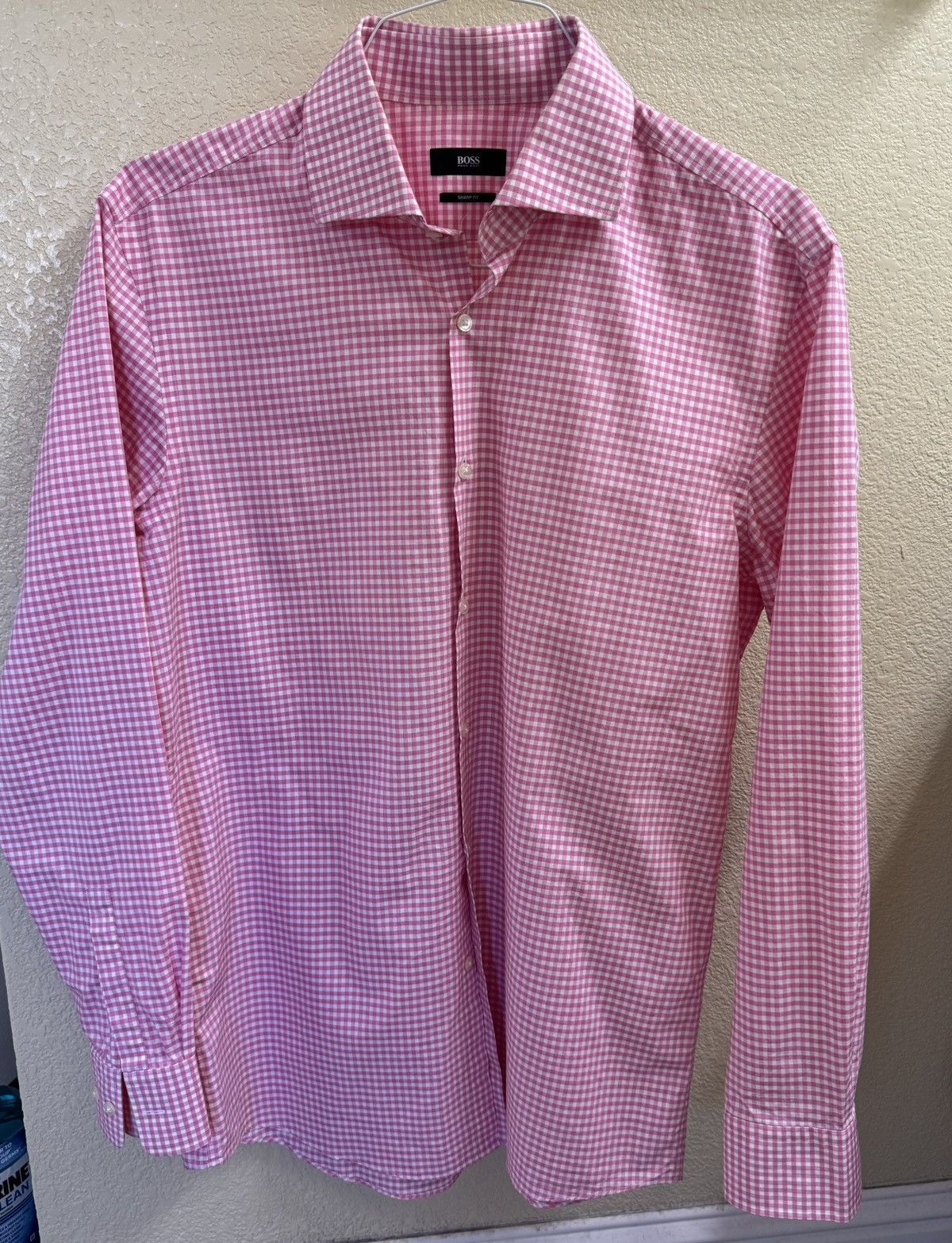 Hugo Boss Hugo Boss Dress Shirt Size US L / EU 52-54 / 3 - 3 Thumbnail