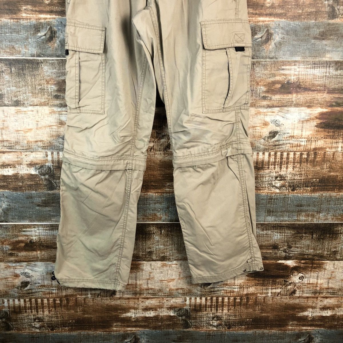 Japanese Brand Anti Label Brown Cargo Multipocket Pants #A2422 Size US 31 - 6 Thumbnail