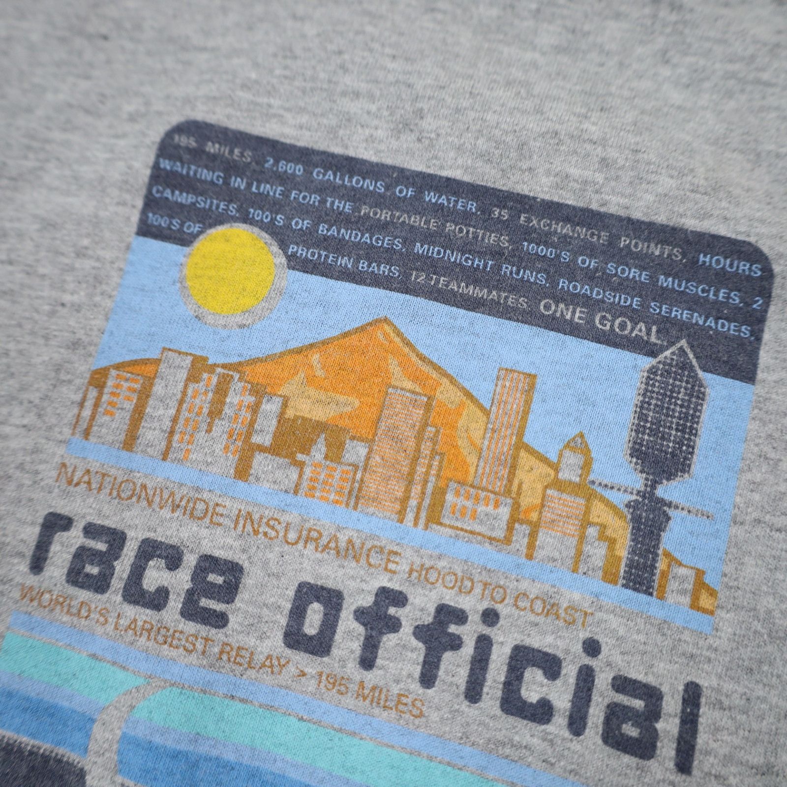 Nike × Vintage VTG Nike Hood To Coast Relay Race Official Graphic T Shirt Size US XL / EU 56 / 4 - 6 Thumbnail