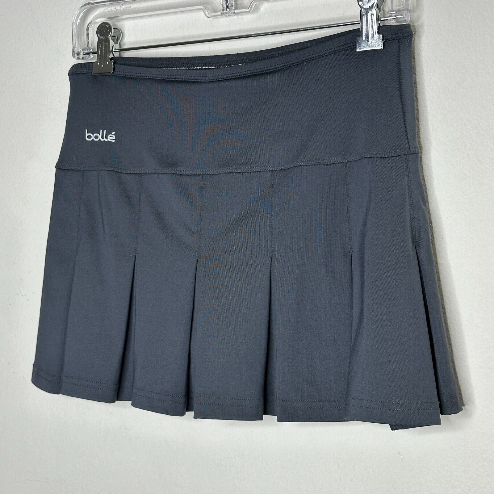 Bolle Bolle Black Tennis Pleated Skirt or Skort Built in Shorts S Size 27" / US 4 / IT 40 - 2 Thumbnail