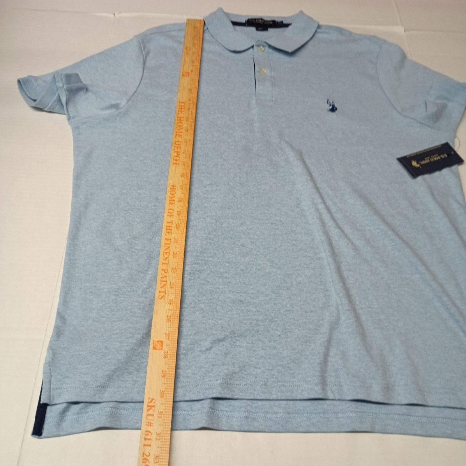 U.S. Polo Assn. U.S. Polo Assn Polo Shirt Men's Size 2XL Blue Heather Size US XXL / EU 58 / 5 - 5 Thumbnail