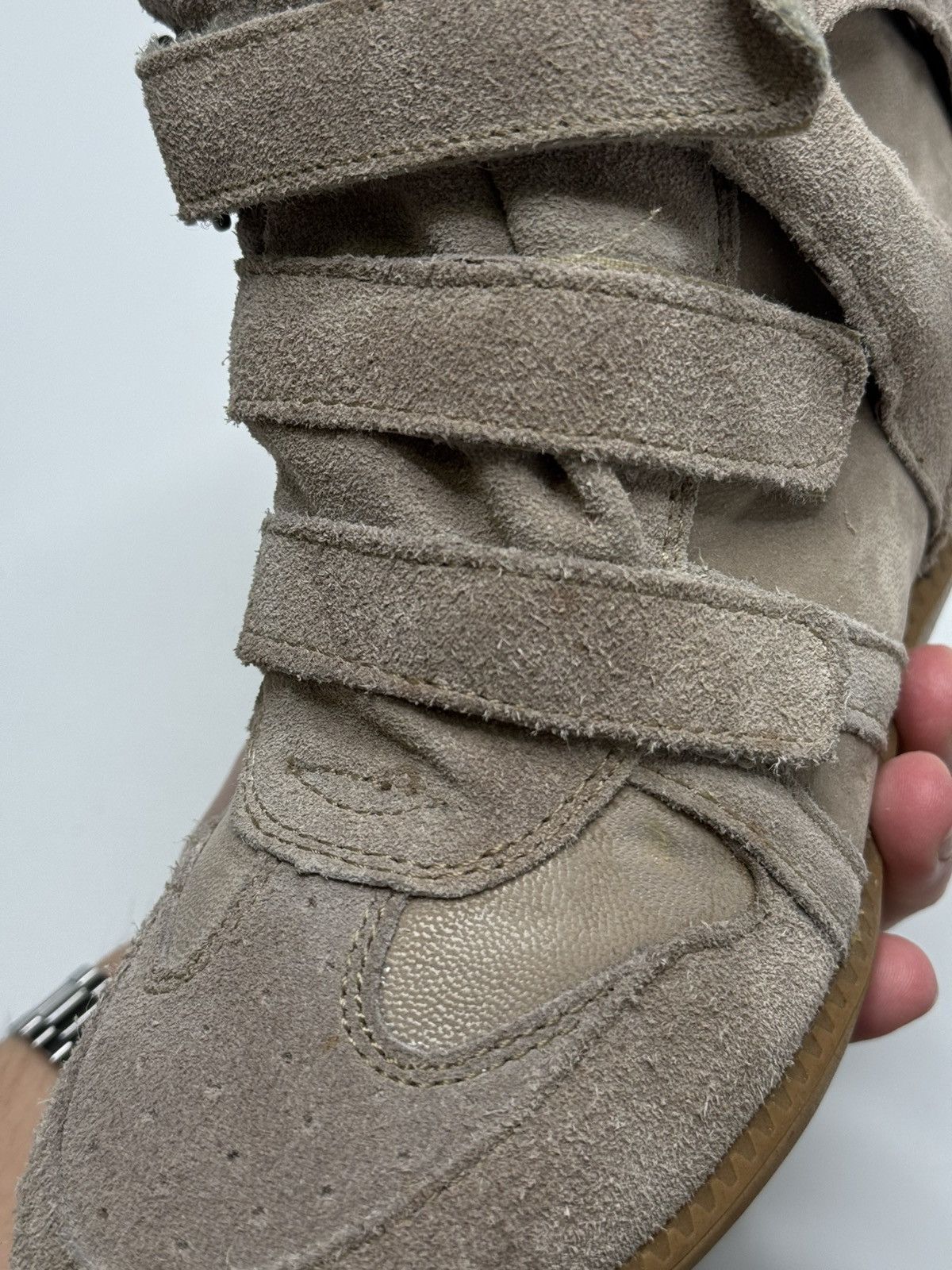 Vintage Vintage archive Suede wedges bekett vibe avant garde archive Size US 5 / IT 35 - 9 Thumbnail