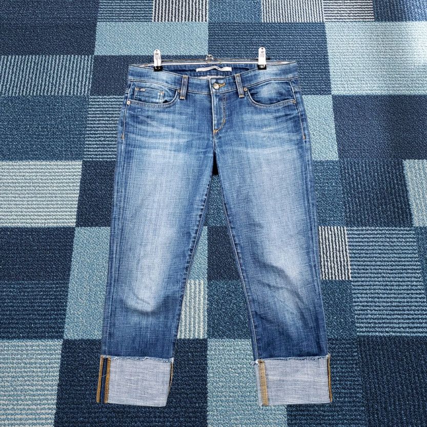 Vintage Joe's Jeans Womens Blue Candice Cropped Mid Rise Stretch Denim Jeans 28 Medium Wash Size 28" / US 6 / IT 42 - 1 Thumbnail