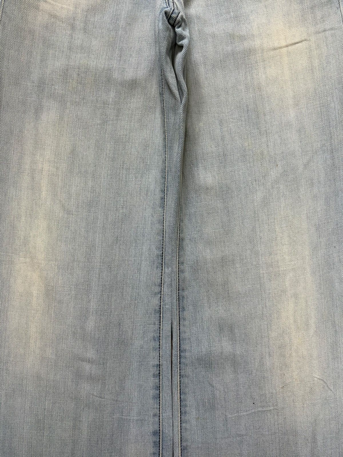 Diesel Vintage Italy Diesel Adidas Distress Low Rise Flare Jeans Size 29" - 3 Thumbnail