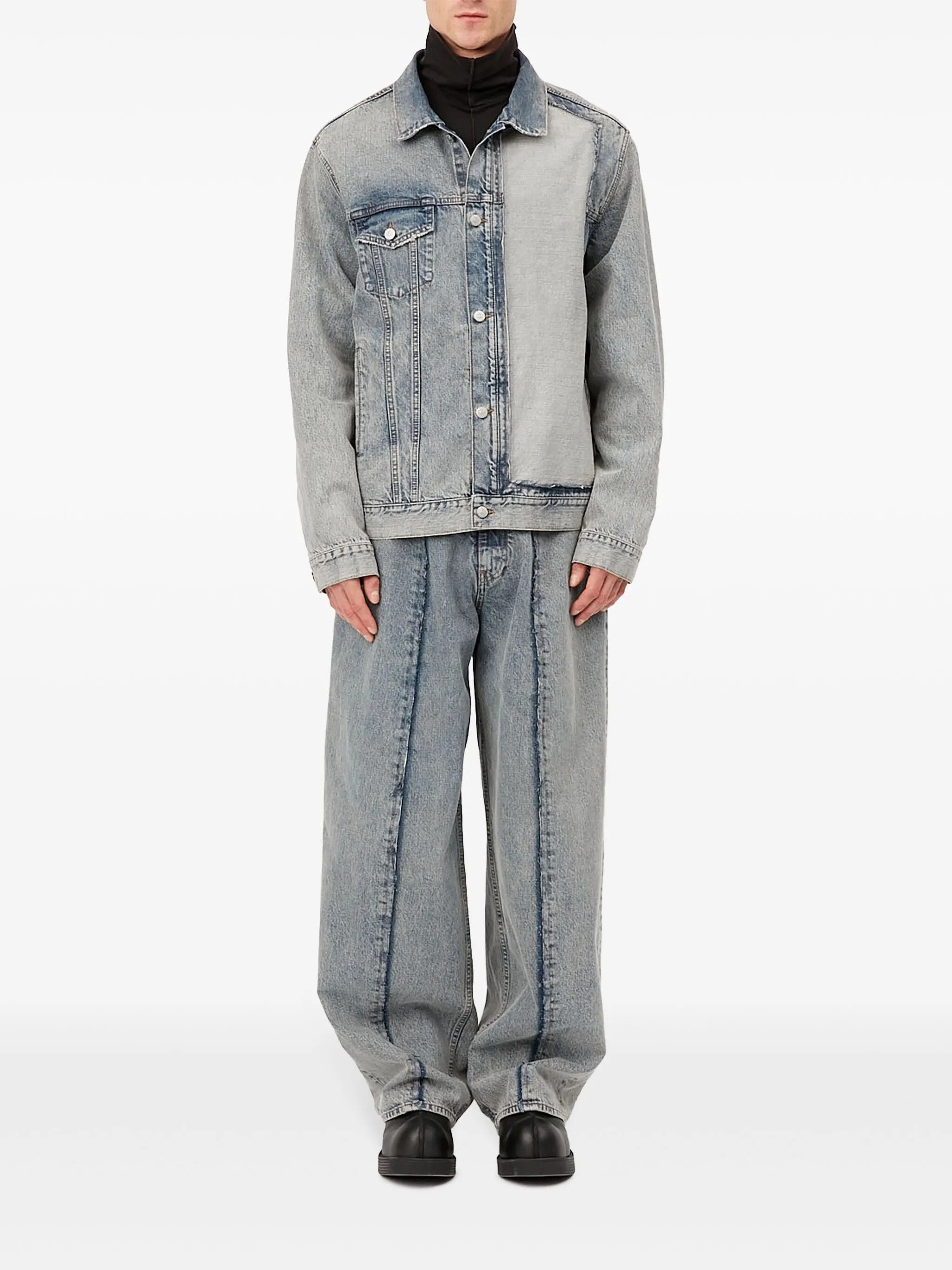 Maison Margiela oc11z0925 Denim Jacket in Light Blue Size US L / EU 52-54 / 3 - 2 Thumbnail