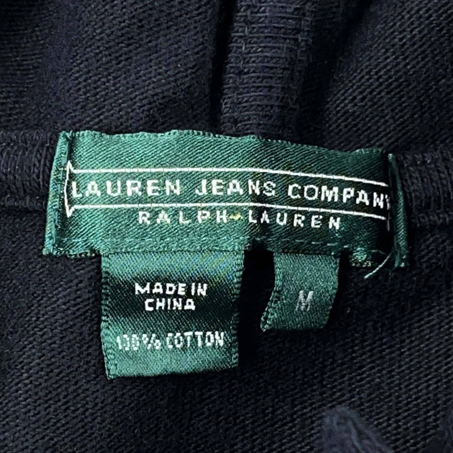 Ralph Lauren Lauren Ralph Lauren Black Hoodie Women Medium Pullover Sweatshirt with Embroidered Logo Classic Activewear Size M / US 6-8 / IT 42-44 - 4 Thumbnail