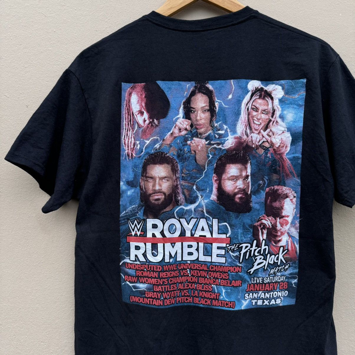 Vintage × WWE wwe royal rumble 2023 t shirt Size US M / EU 48-50 / 2 - 4 Thumbnail