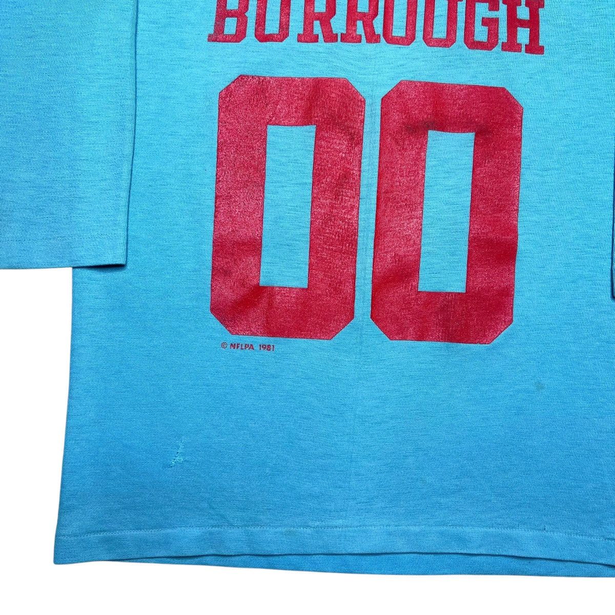 NFL NFL Houston Oilers Ken Burrough Artex Number Graphic Shirt Size US M / EU 48-50 / 2 - 22 Thumbnail