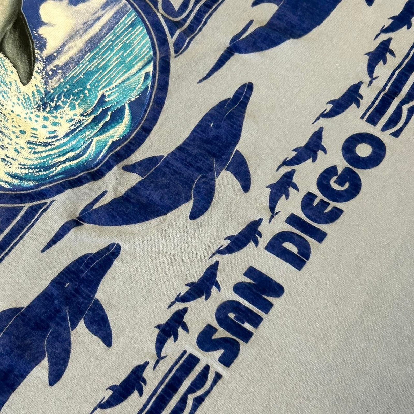 Fruit Of The Loom Rare vintage sea pacific splash tee Size US M / EU 48-50 / 2 - 2 Thumbnail