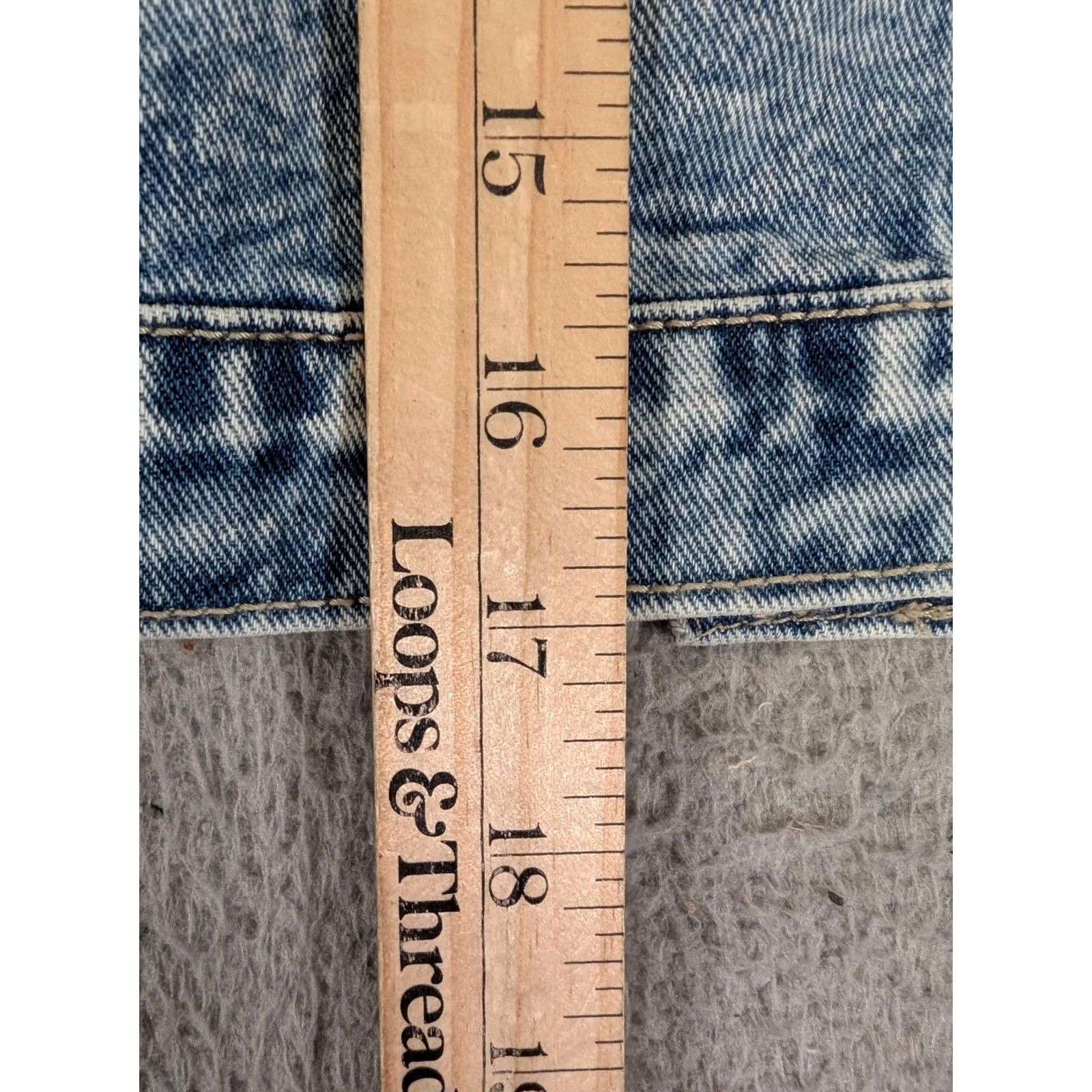 Von Dutch Von Dutch Tie Front Denim Jacket Womens Small Light Wash Patch Logo Embroidered Jacket Size S / US 4 / IT 40 - 5 Thumbnail