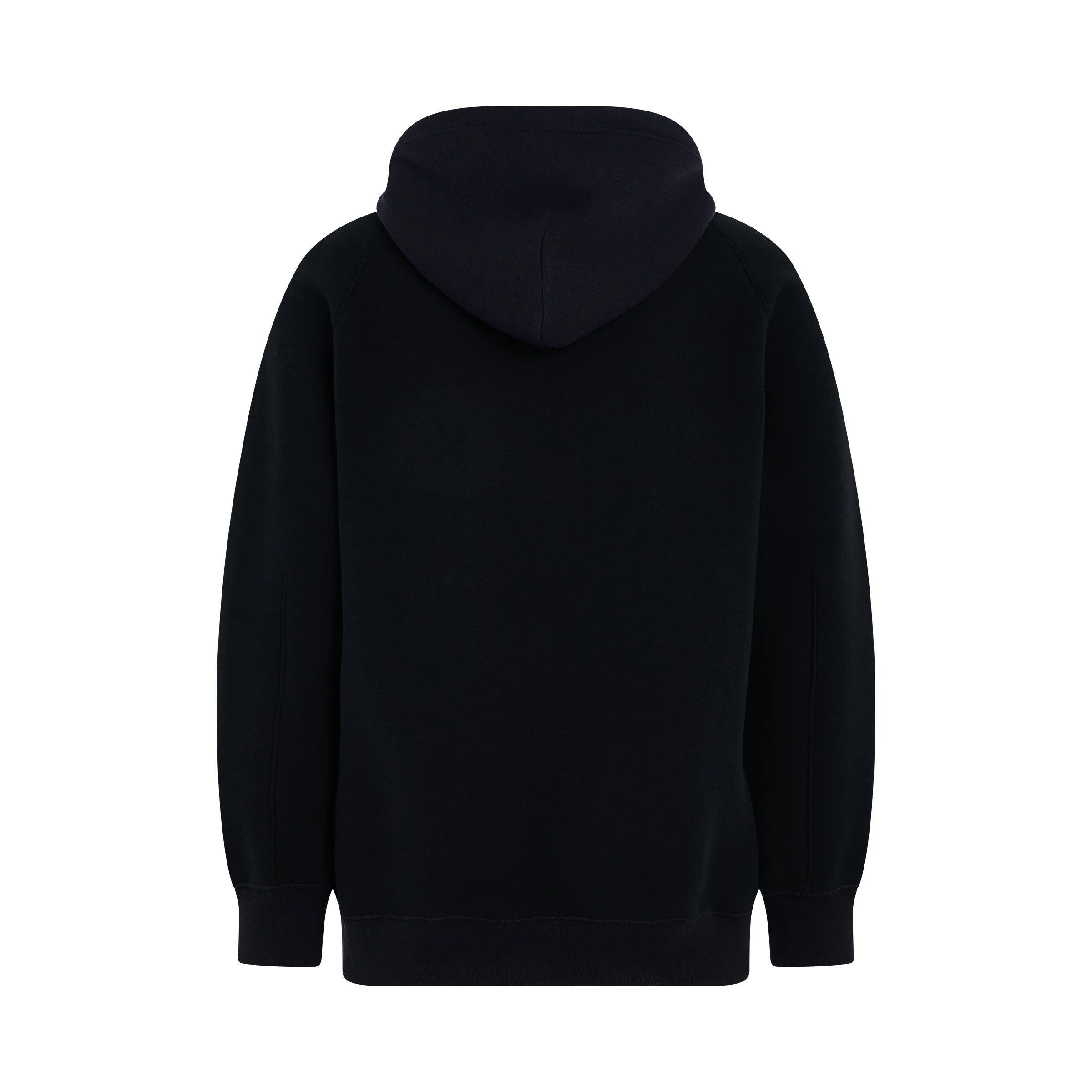 Sacai o1mris0824 Sweat Mix Hoodie in Black Size US M / EU 48-50 / 2 - 4 Thumbnail