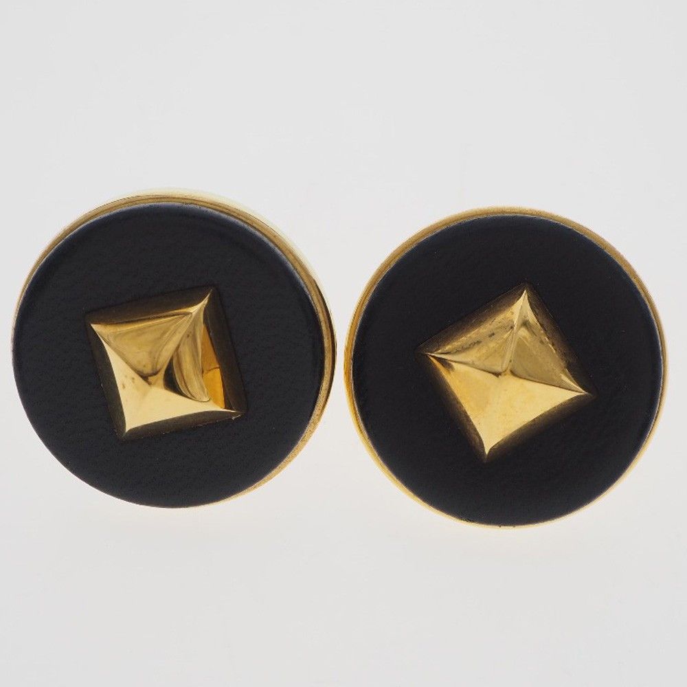 Hermes Hermes Medor Gold plated and Leather Size ONE SIZE - 1 Thumbnail