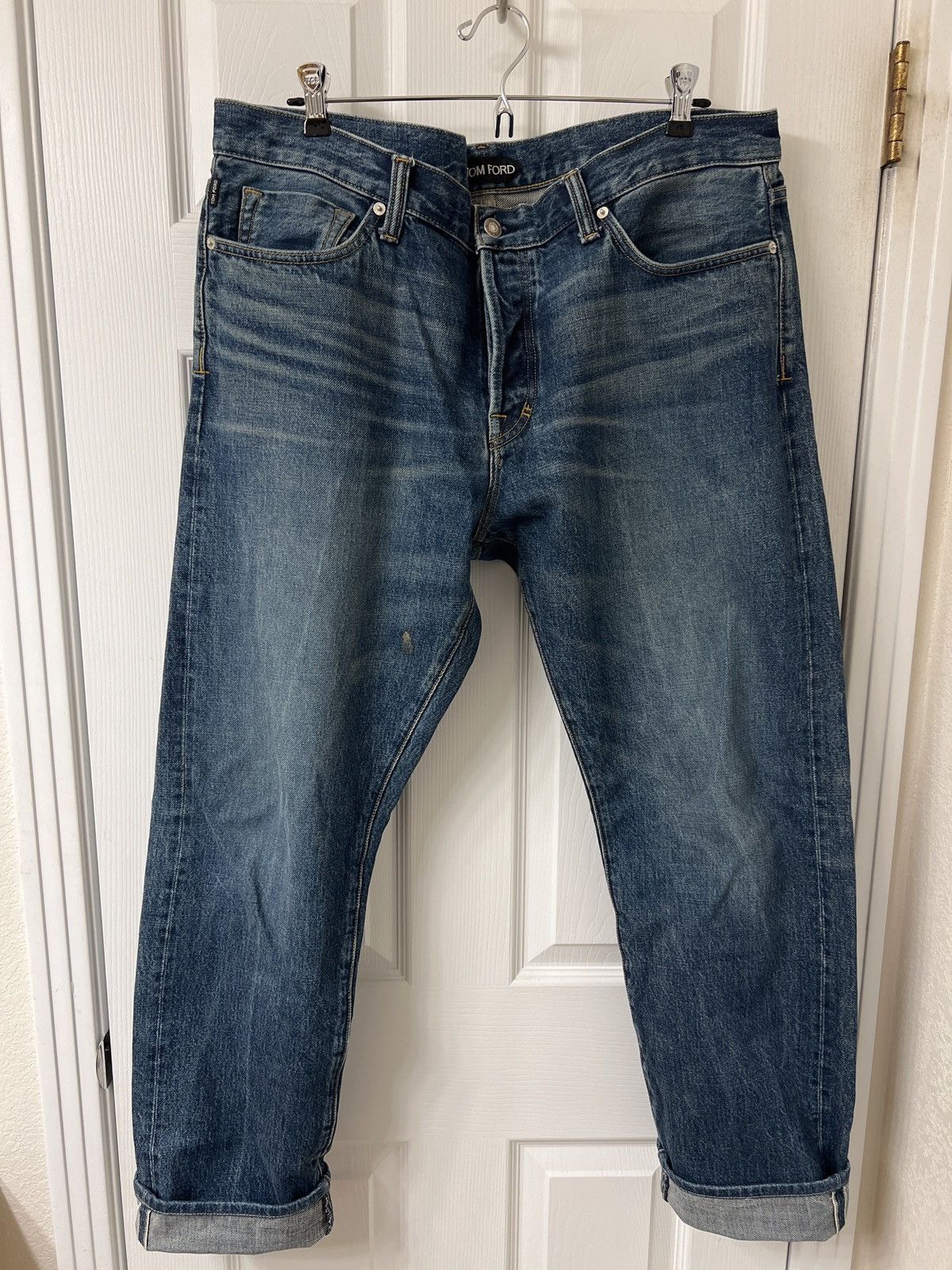 Tom Ford Vintage Tom Ford Selvedge Straight Jeans 38x30 Made in US Size US 38 / EU 54 - 2 Thumbnail