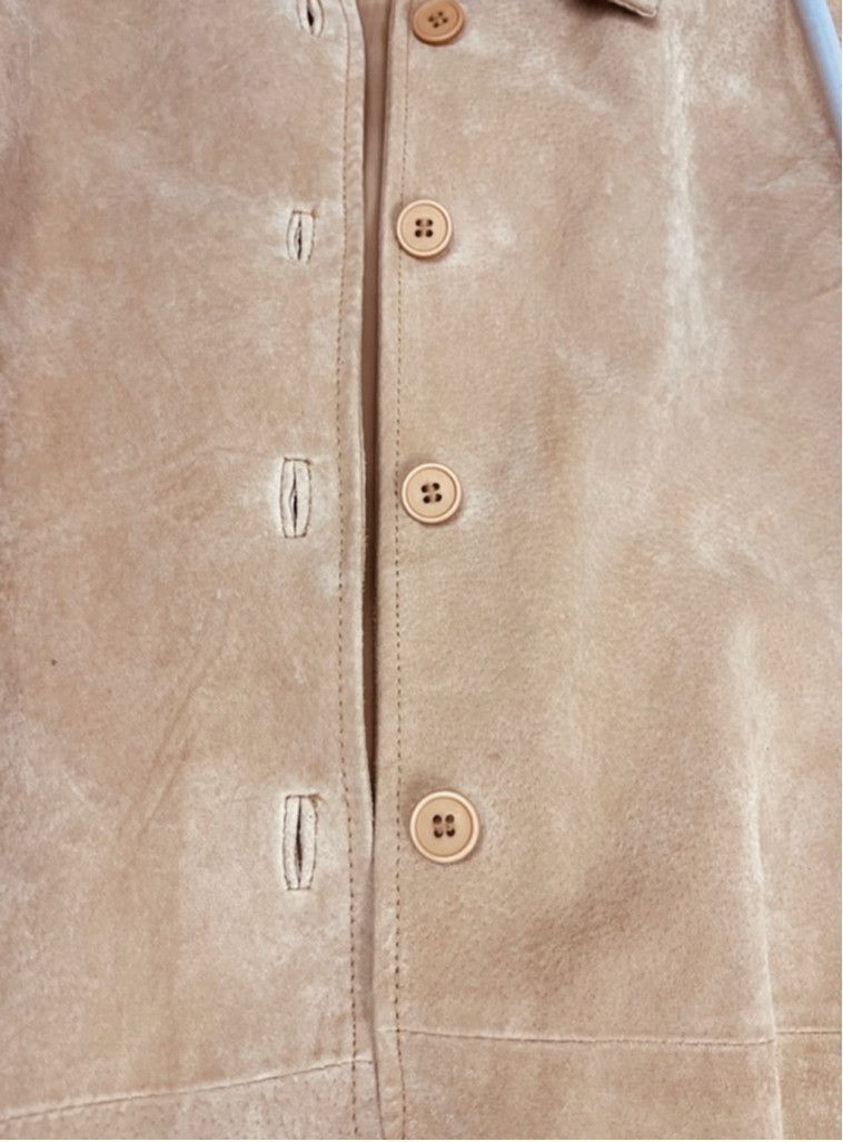 Other Vintage Bagatelle Tan Leather Shirt Jacket (S) – Unisex Size US S / EU 44-46 / 1 - 5 Thumbnail