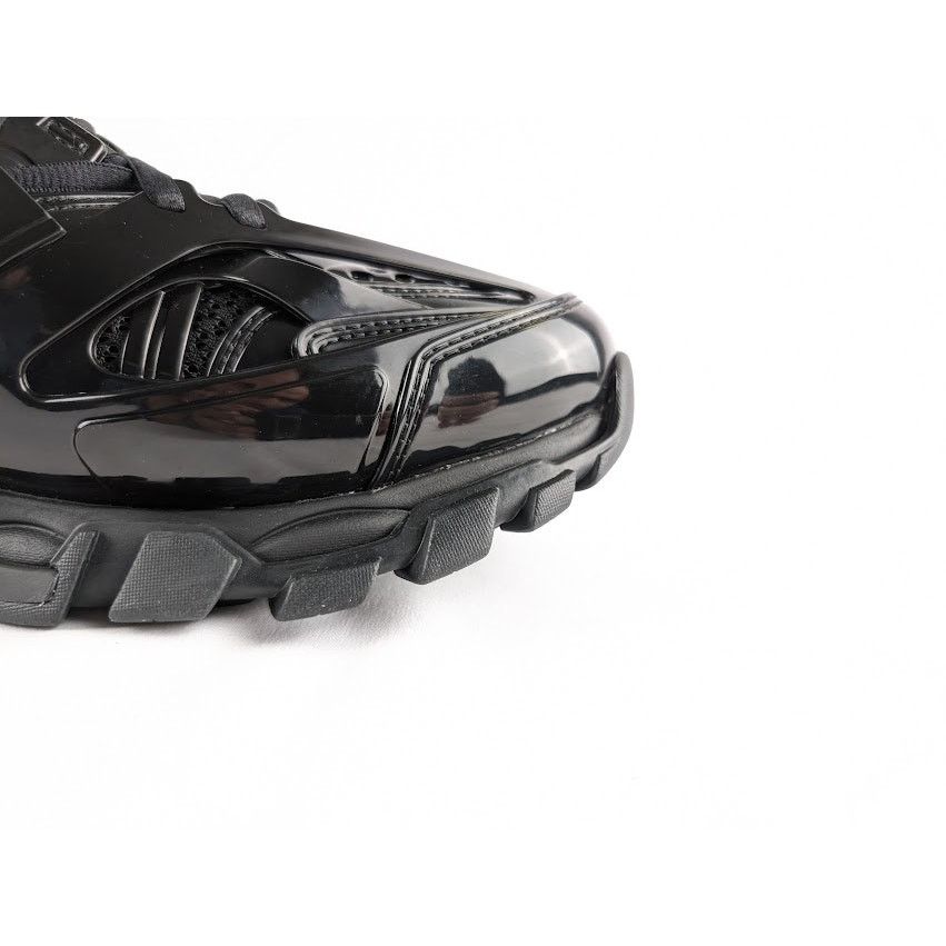 Balenciaga o1rshd1 Rubber Sole Track Sneaker in Black Size US 12 / EU 45 - 3 Thumbnail