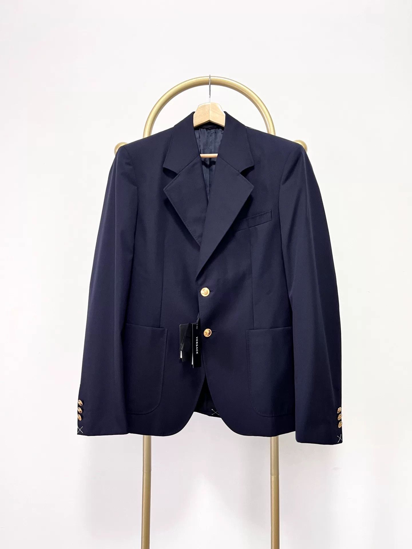 Versace Versace Men's Wool Two-Button Suit Size US XL / EU 56 / 4 - 1 Thumbnail