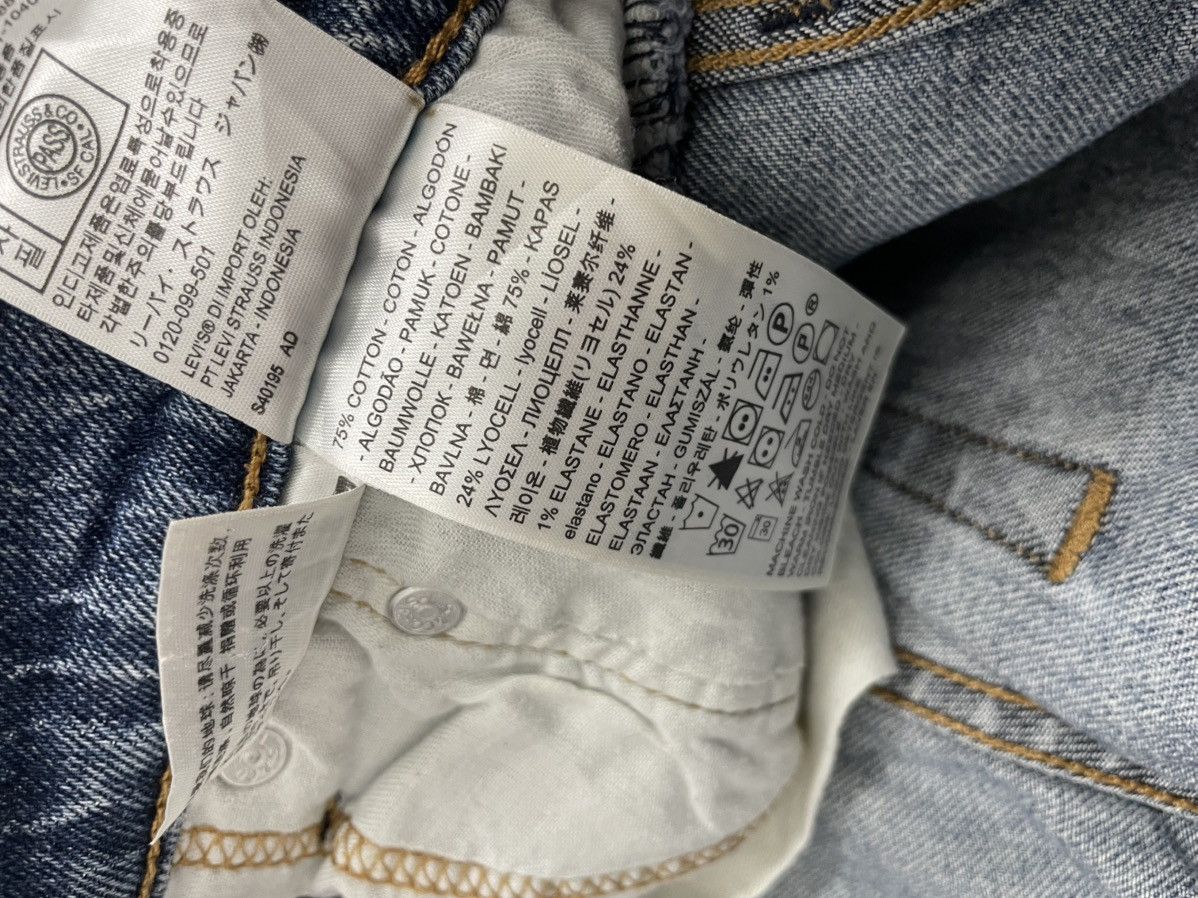 Levi's Levis 502 Y2K Distressed Mud Dirty Light Blue Wash Size US 30 / EU 46 - 16 Thumbnail