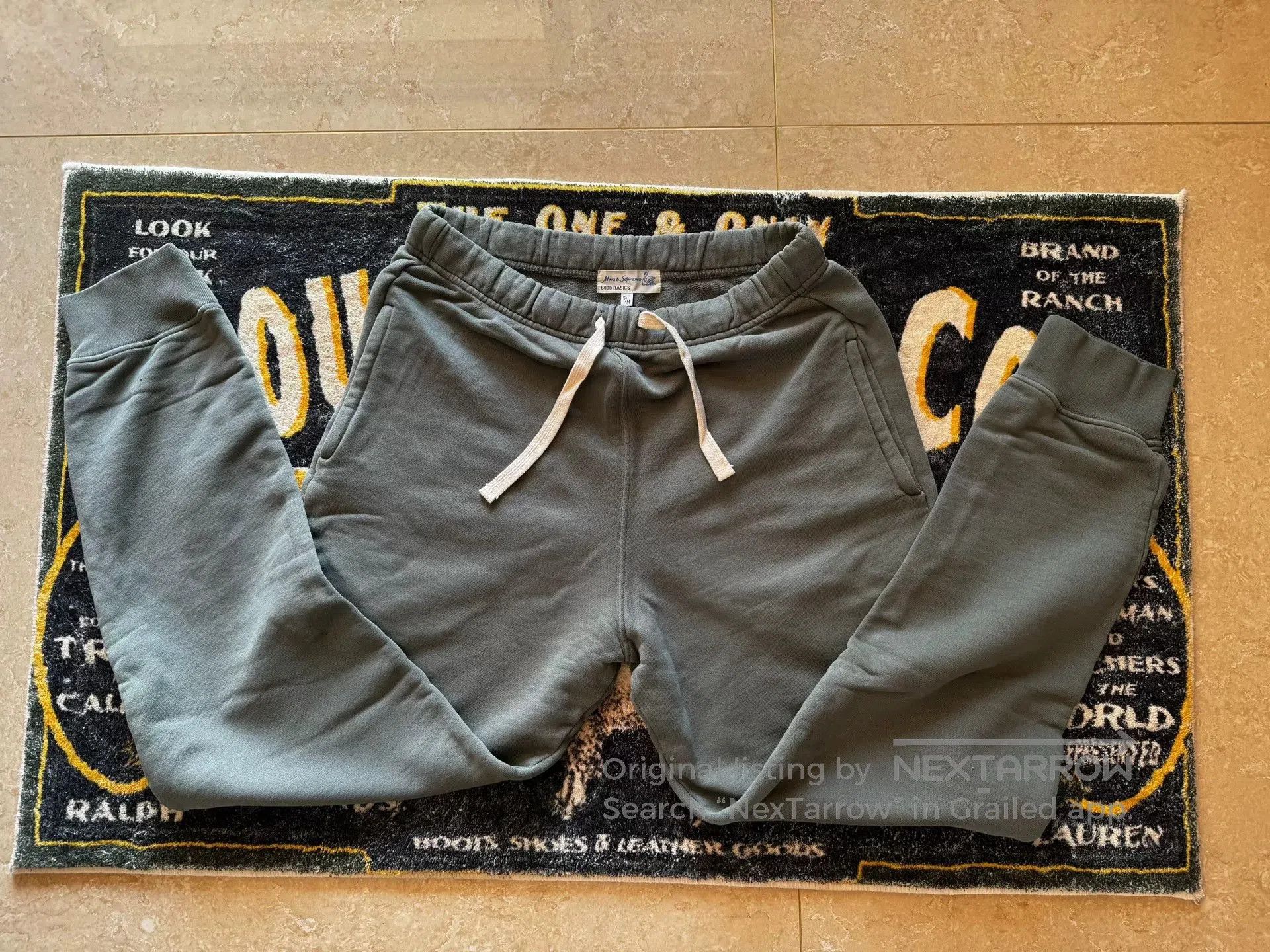 Merz b.Schwanen Green Sweatpants.