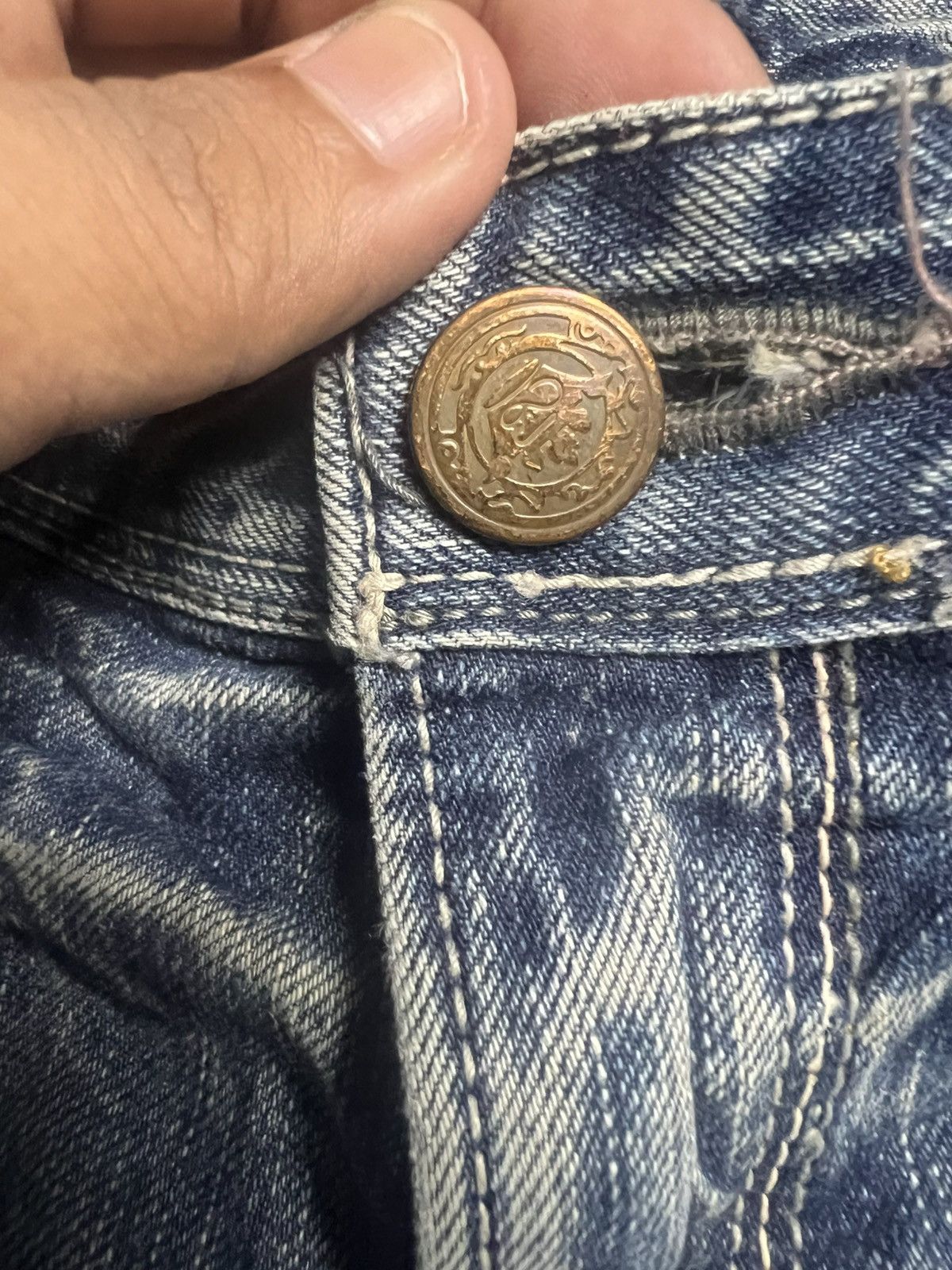 Big John VTG Brappers Japanese Denim Lady Vintage Flare Jeans Y2K(47) Size 32" / US 10 / IT 46 - 6 Thumbnail