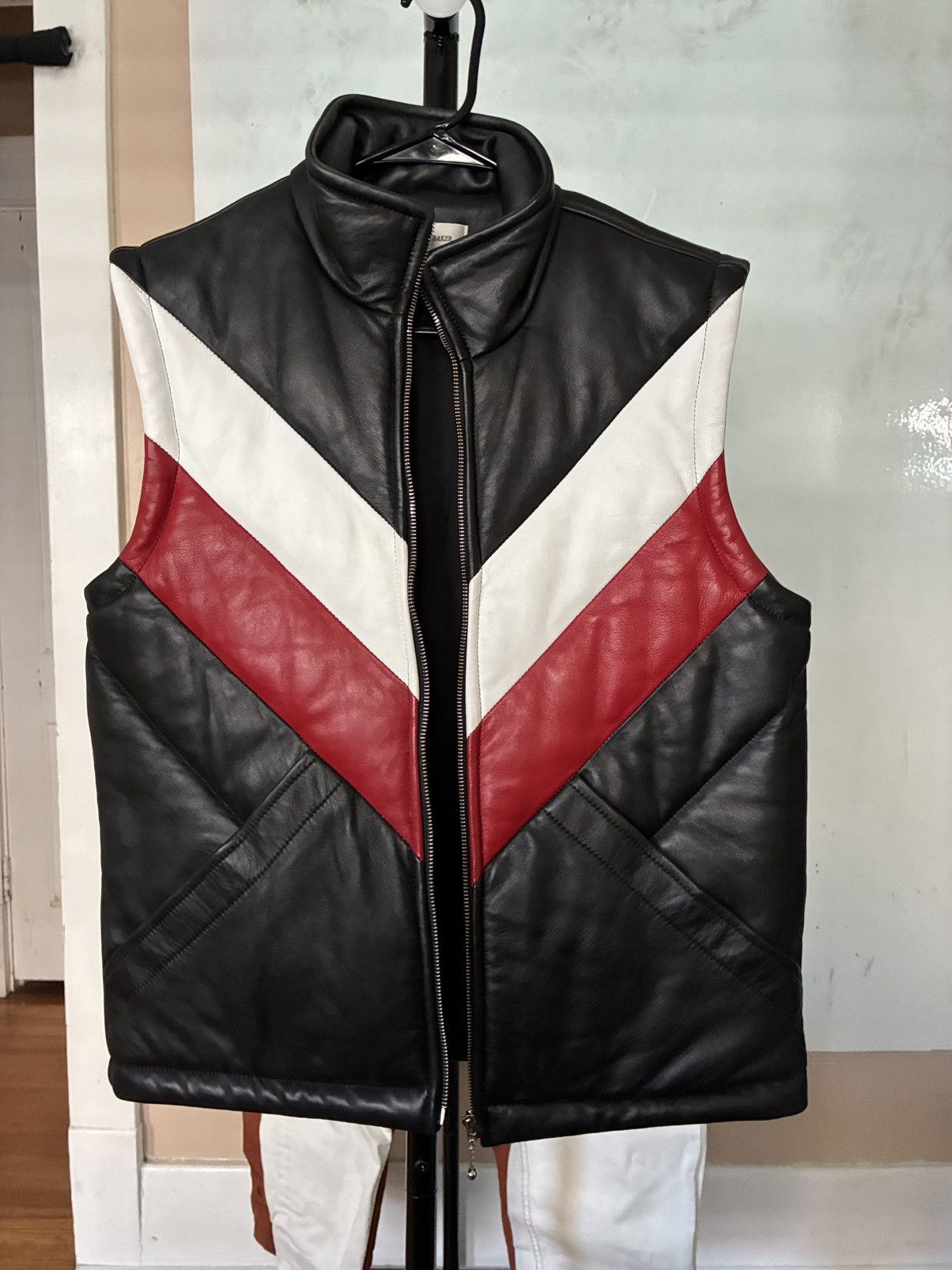 Ernest W. Baker Ernest W Baker Leather Vest Size US L / EU 52-54 / 3 - 1 Thumbnail