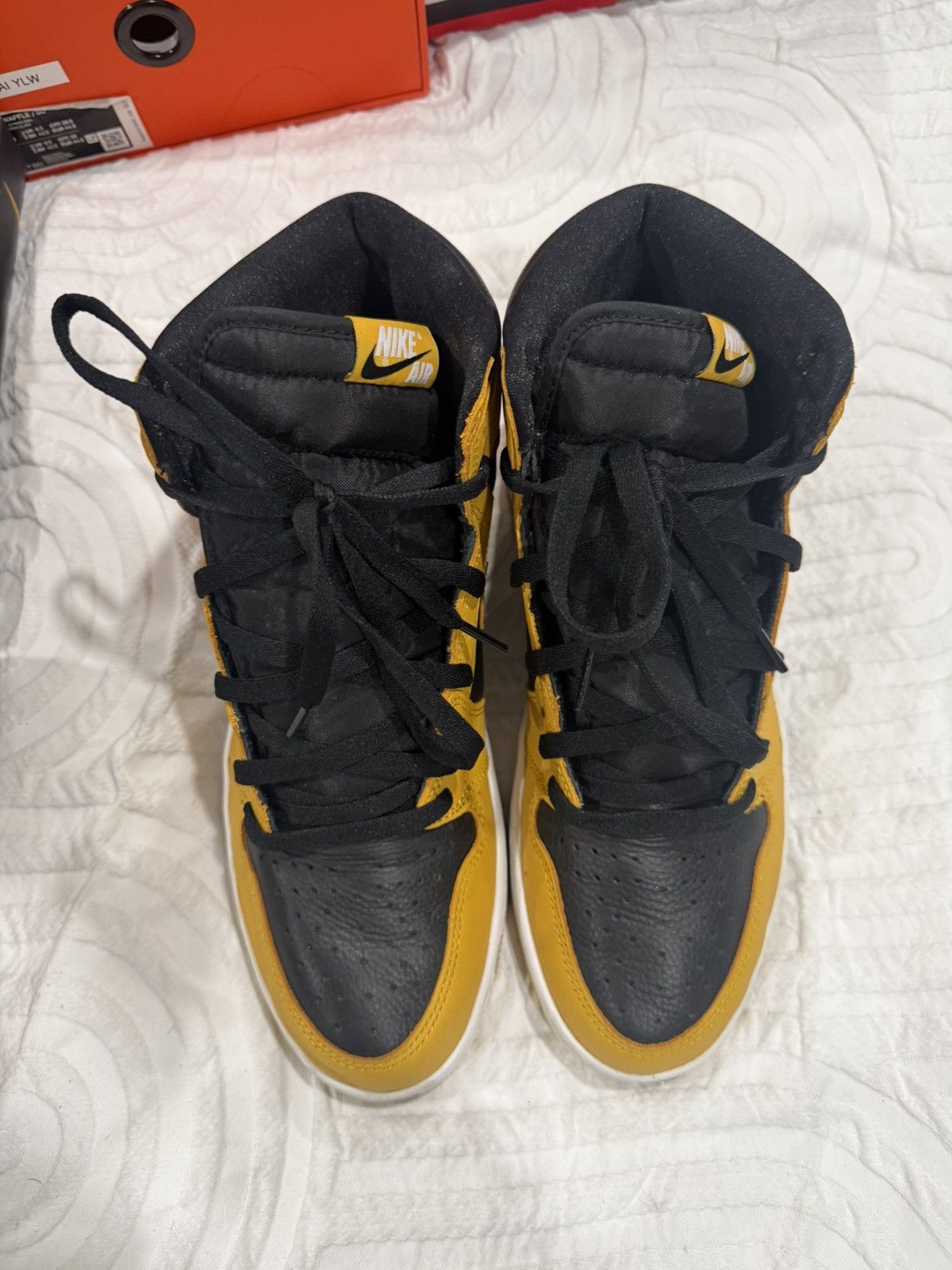 Jordan Brand Air jordan 1 Yellow/black size 10 Size US 10 / EU 43 - 4 Thumbnail