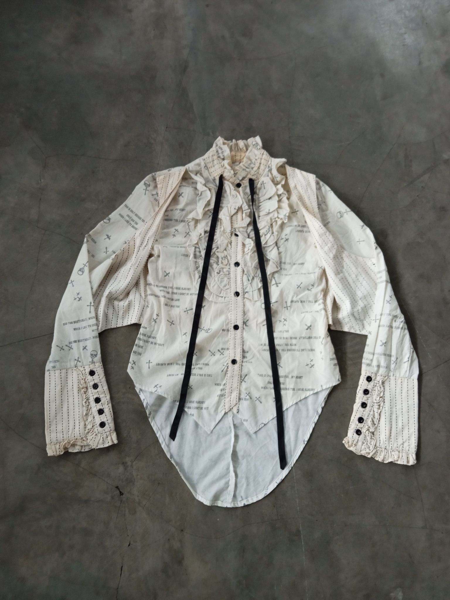 Japanese Brand Gothic Lolita punk shirt Size M / US 6-8 / IT 42-44 - 2 Thumbnail