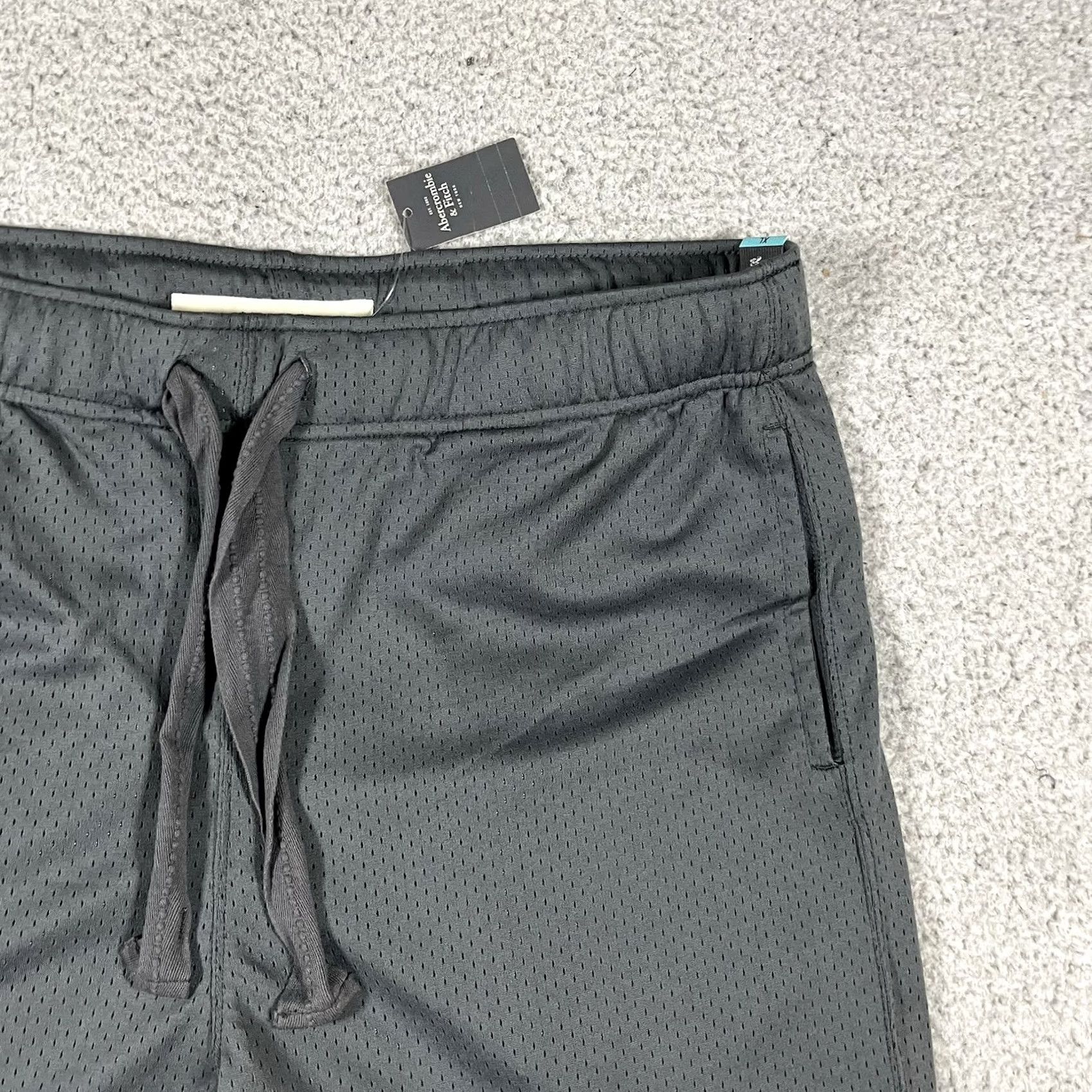 Abercrombie & Fitch Abercrombie & Fitch Shorts Mens XL Gray Basketball Athletic Gym Y2K Drawstring Size US 36 / EU 52 - 5 Thumbnail