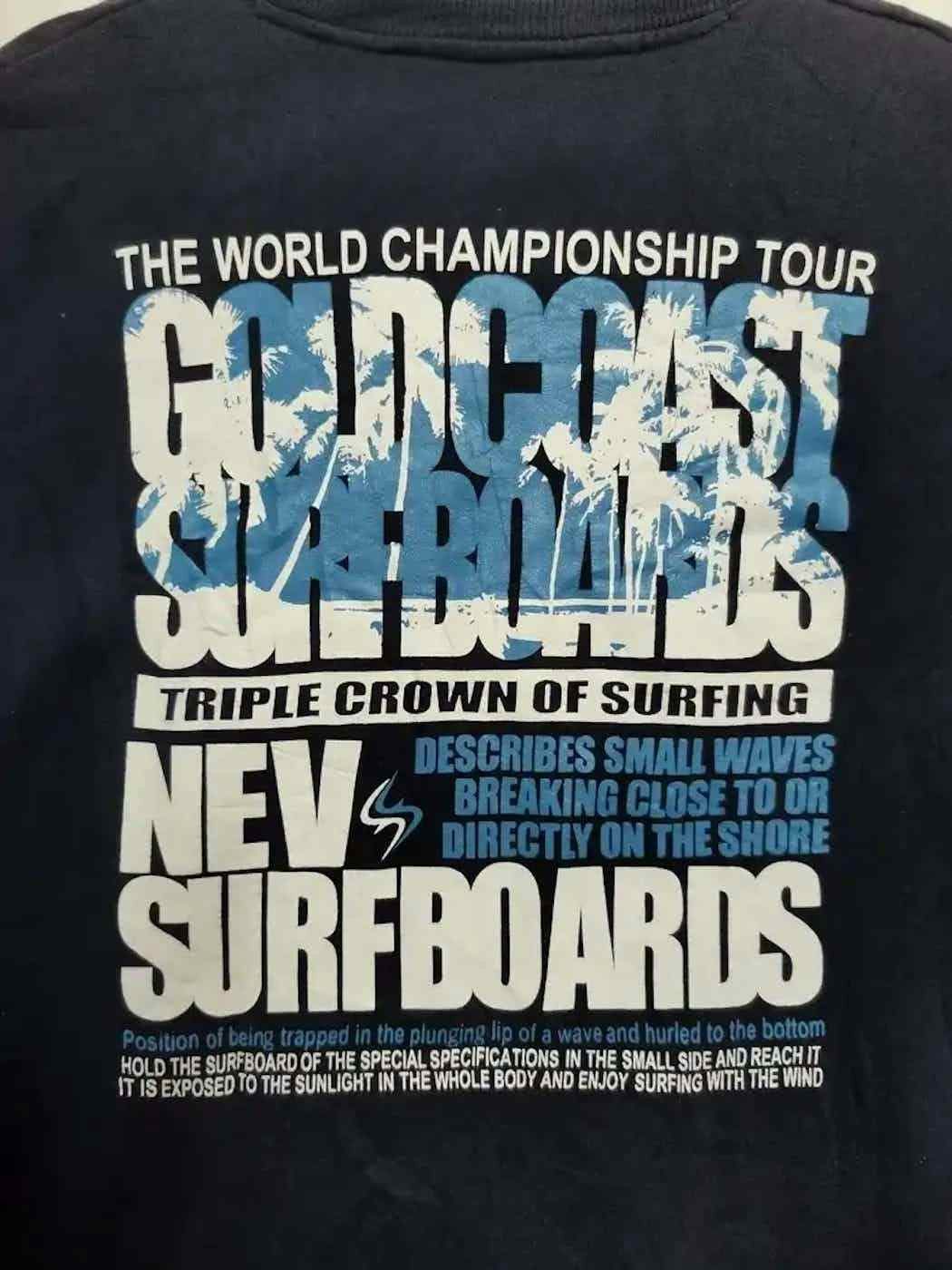Vintage Vintage New Surf Boards Big Logo Sweatshirt Size US XXL / EU 58 / 5 - 6 Thumbnail