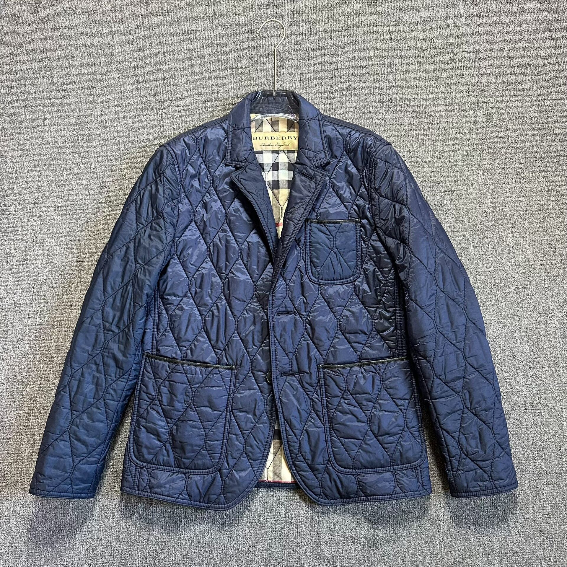 Burberry Burberry Quilted Leather Panel Padded Jacket Size US M / EU 48-50 / 2 - 1 Thumbnail