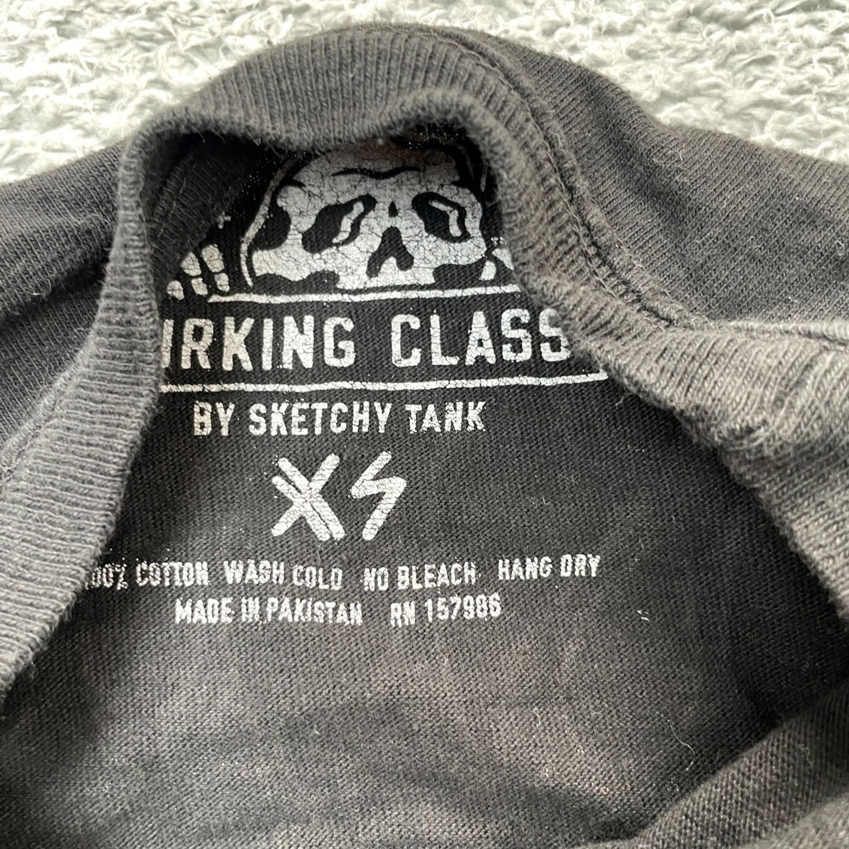 Vintage Lurking Class Shirt Men XS Black Floral Skull Rose Graphic Skate Street Size US XS / EU 42 / 0 - 3 Thumbnail