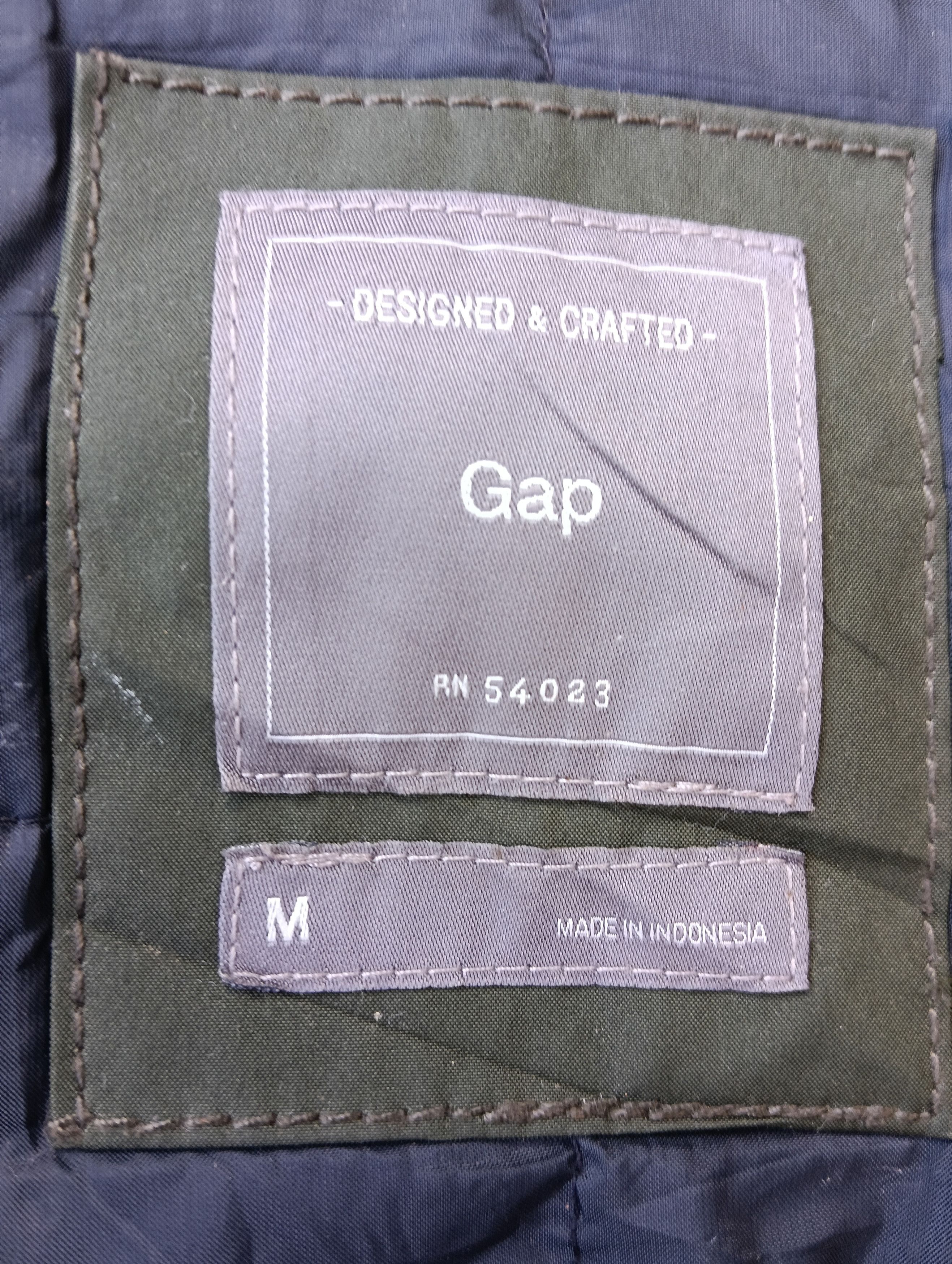 Gap VINTAGE OG GAP HOODIE JACKET LIKE MILITARY JACKET. Size US M / EU 48-50 / 2 - 3 Thumbnail