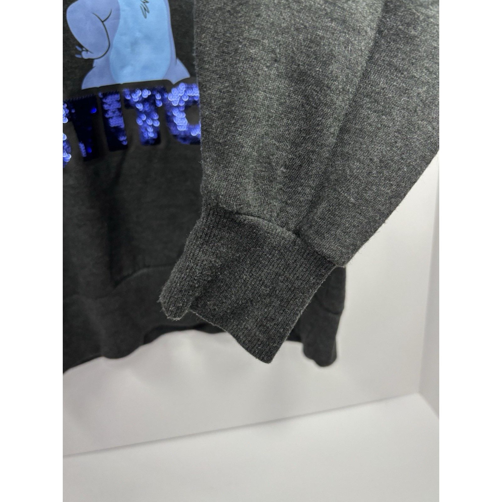 The Unbranded Brand Disney Stitch Sequin Sweatshirt Women’s Small Jerry Leigh Size L / US 10 / IT 46 - 13 Thumbnail