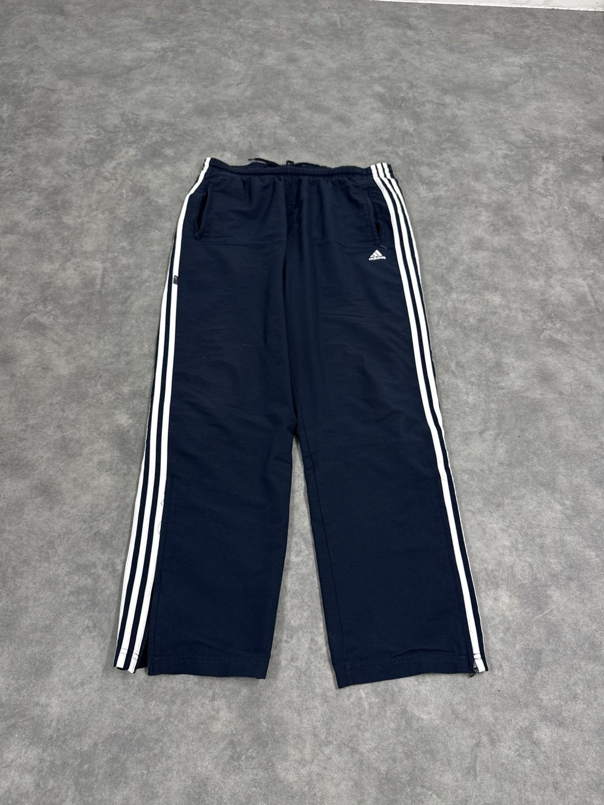 Adidas Navy adidas vintage pants parachute wide leg y2k skate Size US 34 / EU 50 - 4 Thumbnail