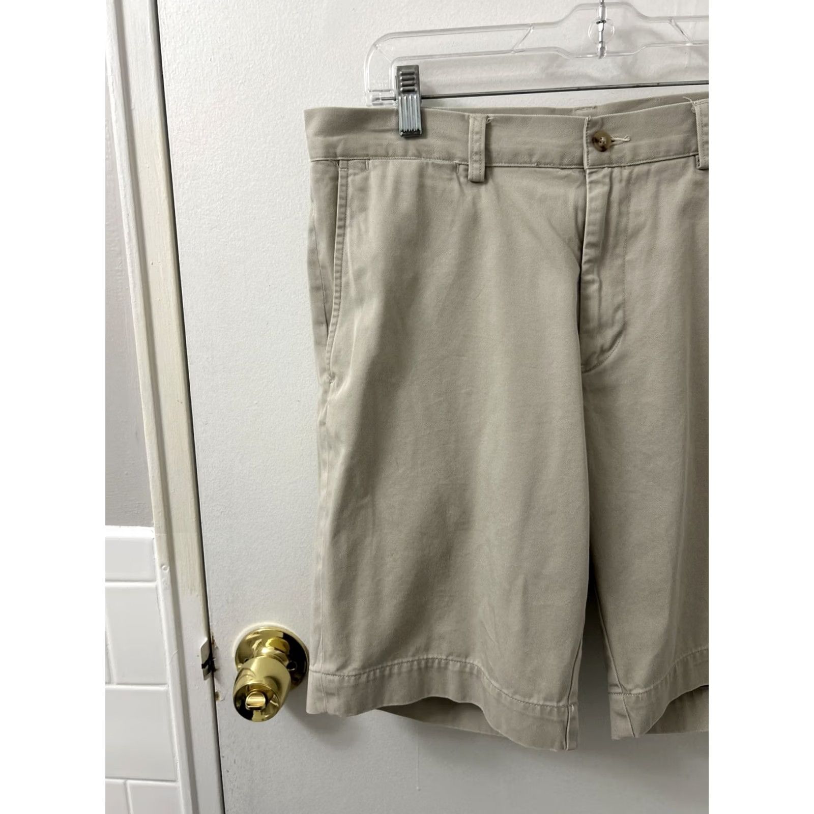 Polo Ralph Lauren Polo Ralph Lauren Chino Shorts Mens 33 Beige Flat Front 9" YKK Classic Fit Cotton Elastane Pocketed Beach Golf Casual Size US XS / EU 42 / 0 - 2 Thumbnail