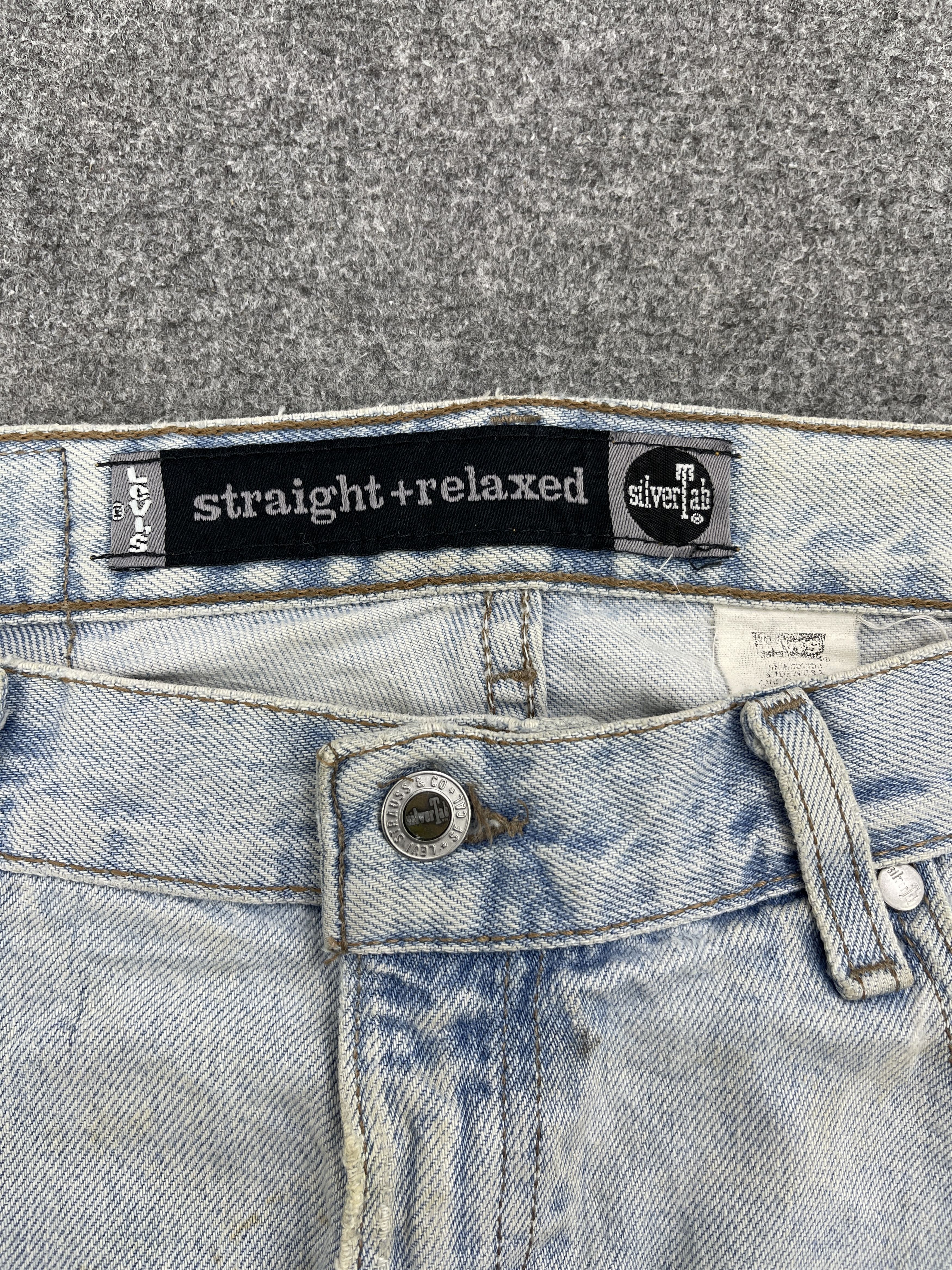 Levi's Vintage 90s Levi's Silver Tab Baggy Light Wash Jeans DP2546 Size US 30 / EU 46 - 9 Thumbnail