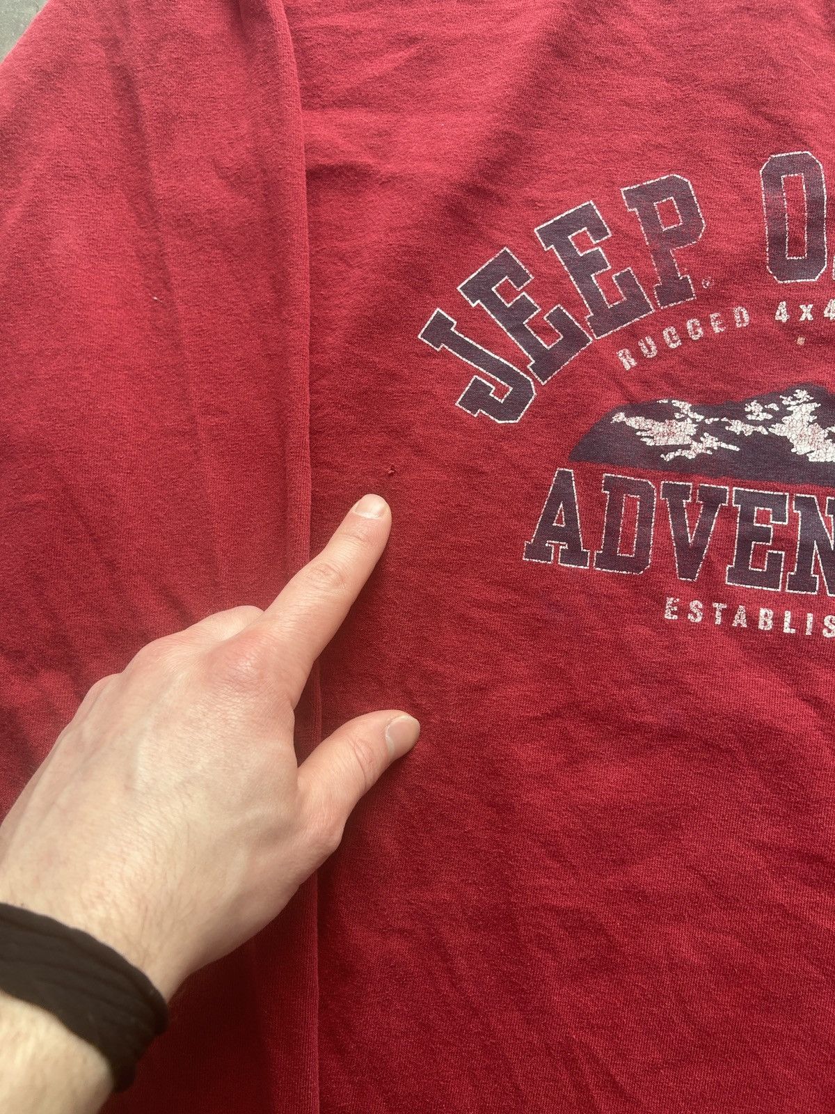 Jeep × Vintage Vintage Y2K Jeep Graphic Tee Longsleeve Size US XL / EU 56 / 4 - 8 Thumbnail