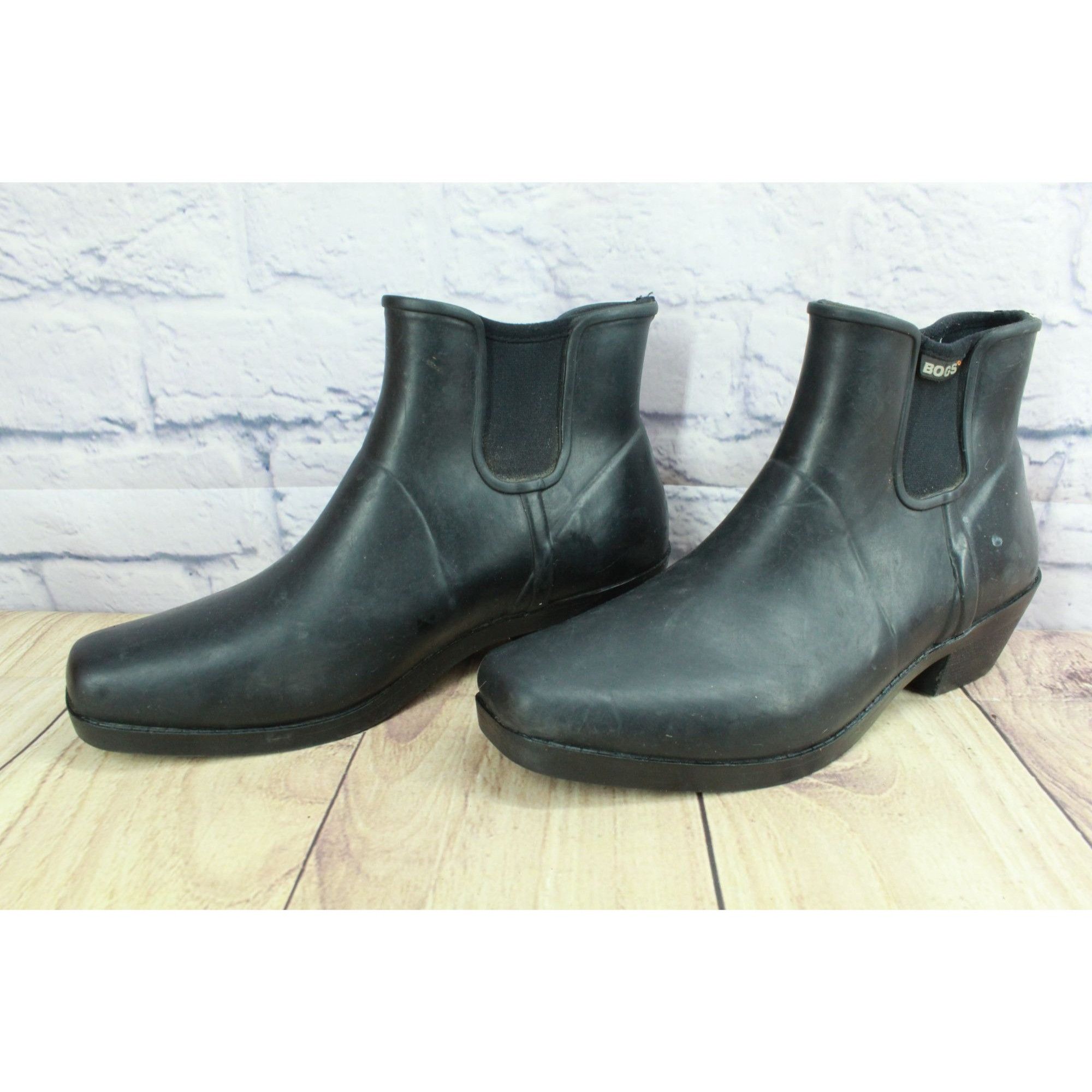 Other Bogs Valerie Women's Black Waterproof Chelsea Winter Boots Size US 9 / IT 39 - 2 Thumbnail