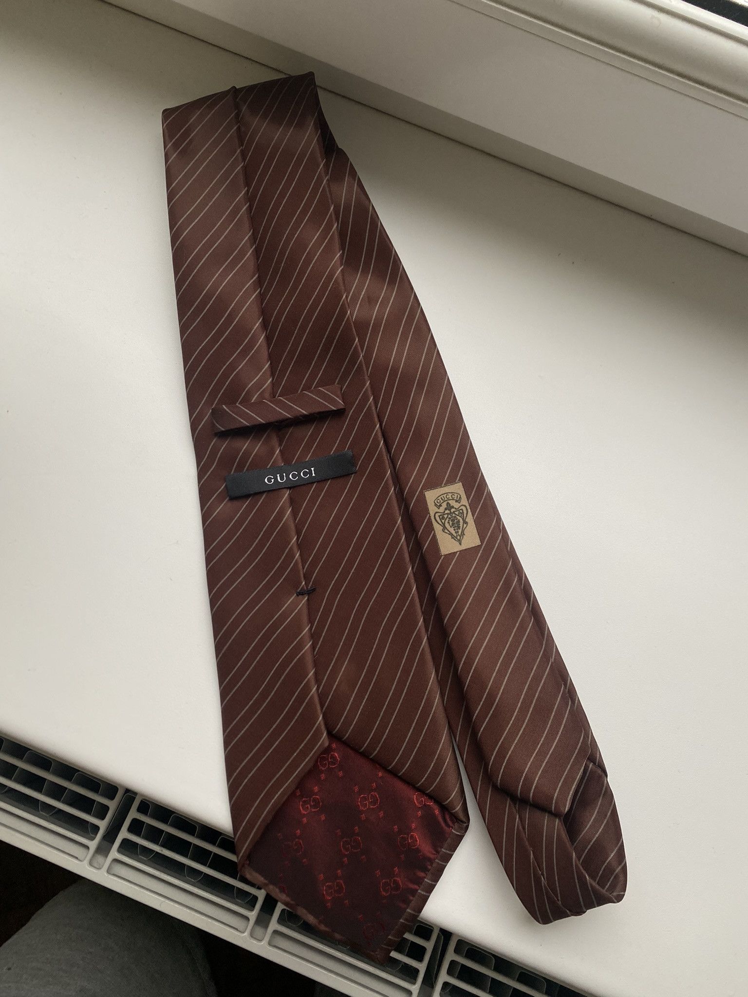 Designer × Gucci Tie Gucci Luxury Size ONE SIZE - 1 Thumbnail