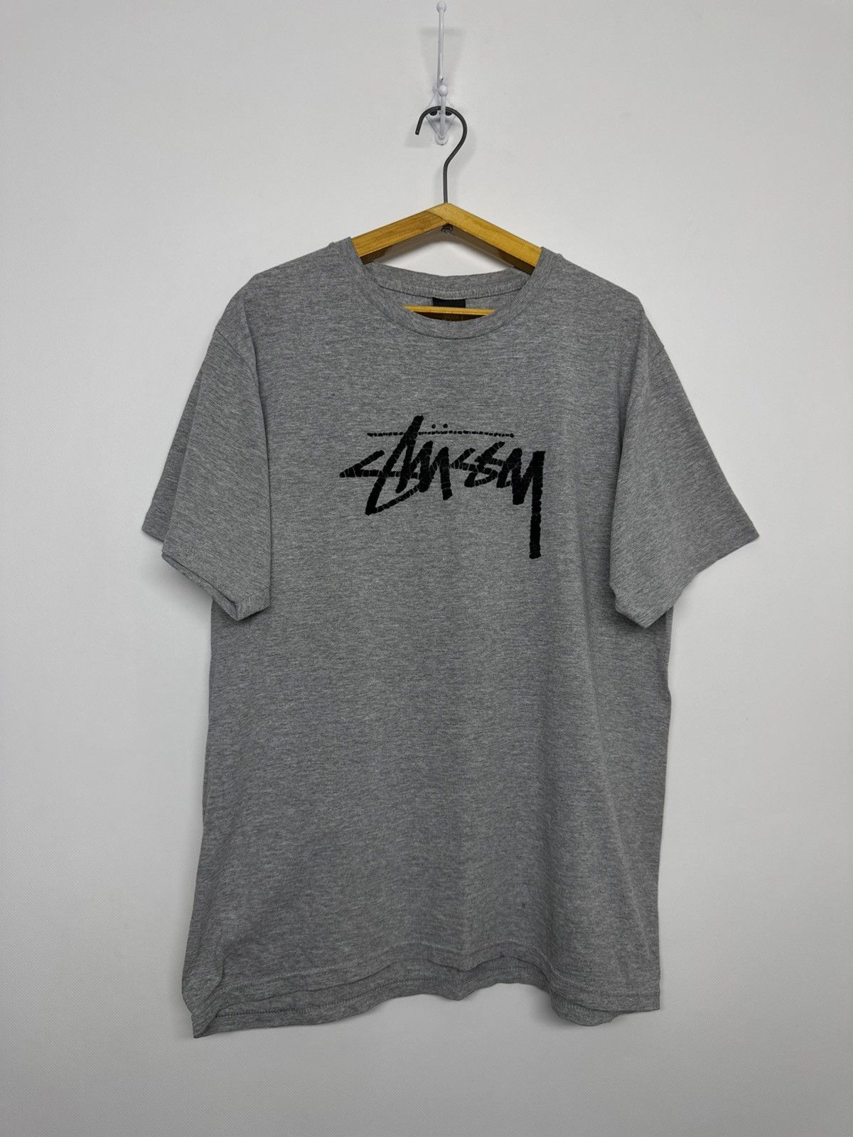 Stussy Vintage Y2k Stussy Big Logo T-Shirt 00’s Size US M / EU 48-50 / 2 - 4 Thumbnail