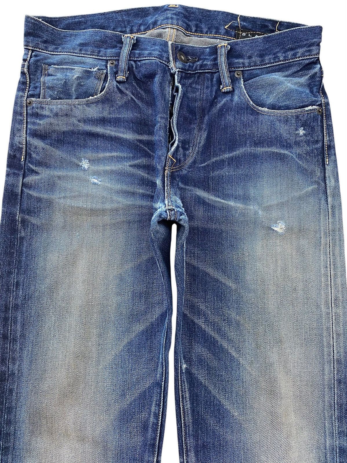Japanese Brand Japanese Brand X Selvedge Whiskered Straight Leg Style Jeans Size US 30 / EU 46 - 2 Thumbnail
