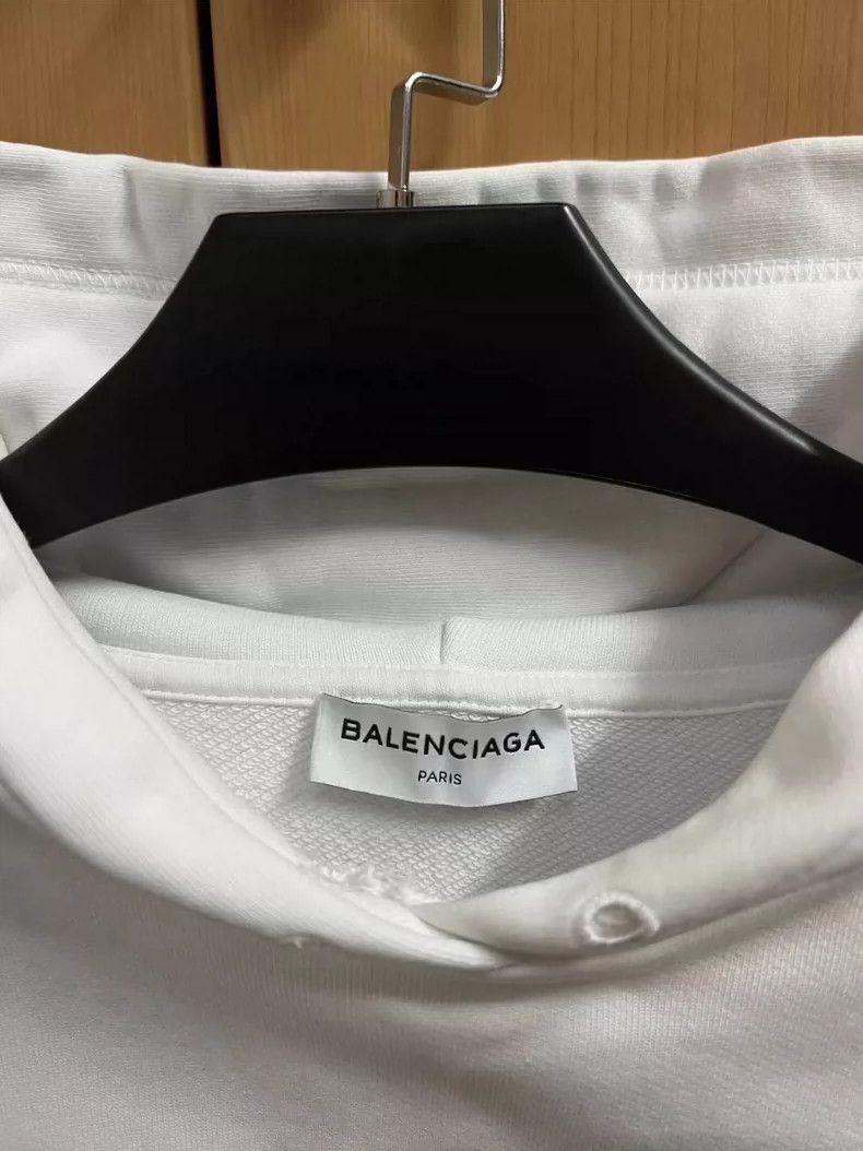 Balenciaga Balenciaga White Hat Letter Logo Hoodie Sweatshirt Size US XS / EU 42 / 0 - 4 Thumbnail
