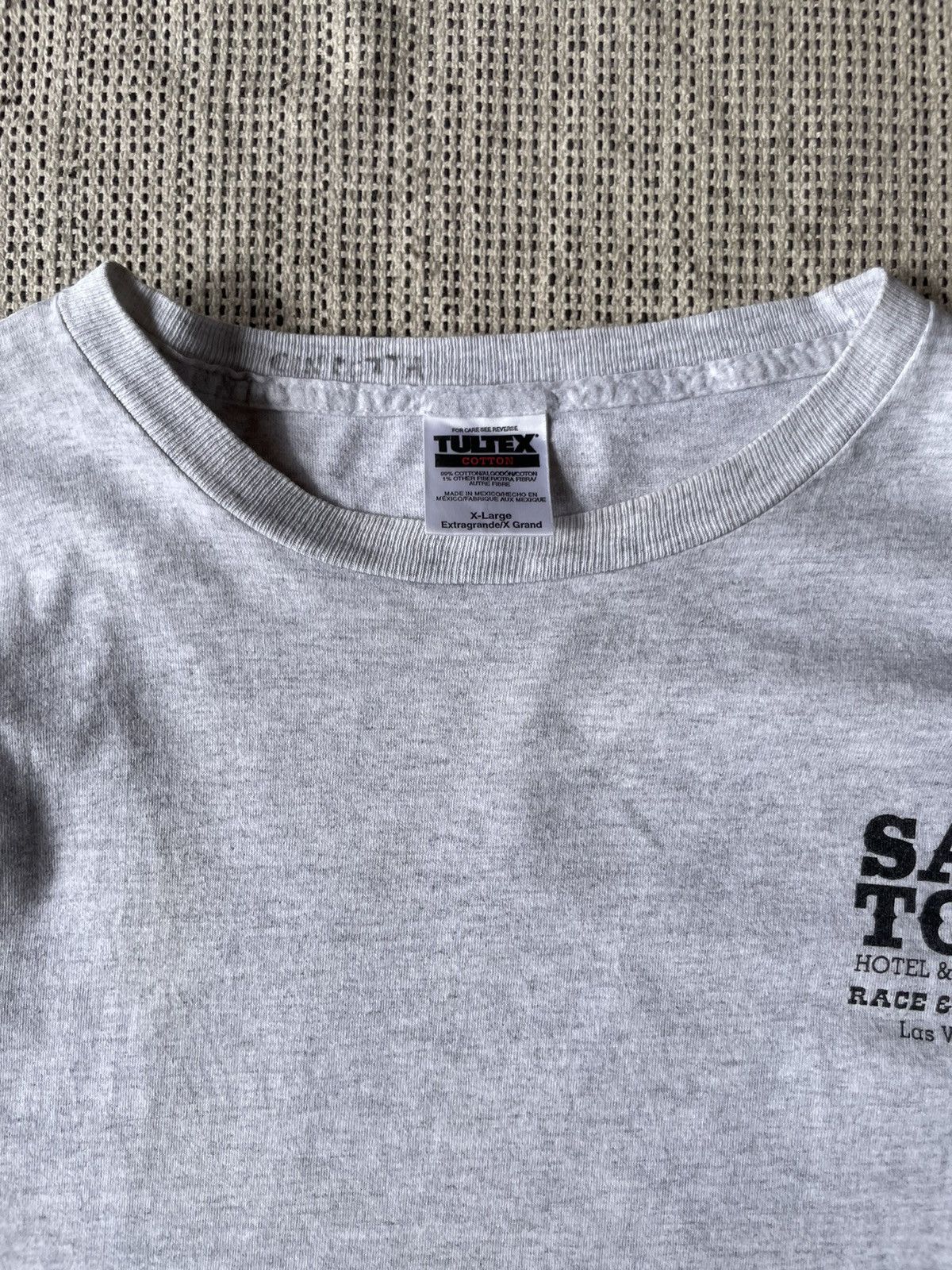 NFL × Tultex × Vintage Vintage 90s Tultex Superbowl XXXIII Denver vs Atlanta Tee Size US XL / EU 56 / 4 - 4 Thumbnail