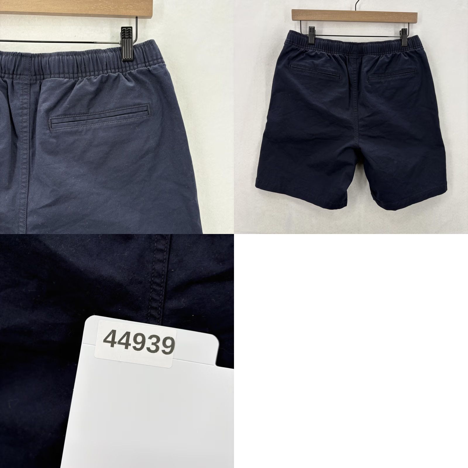 Gap Gap Chino Shorts Mens Small Navy 7 Inch Elastic Waist Drawstring Pockets 7in Nautical Casual Comfort Size US 29 - 9 Thumbnail