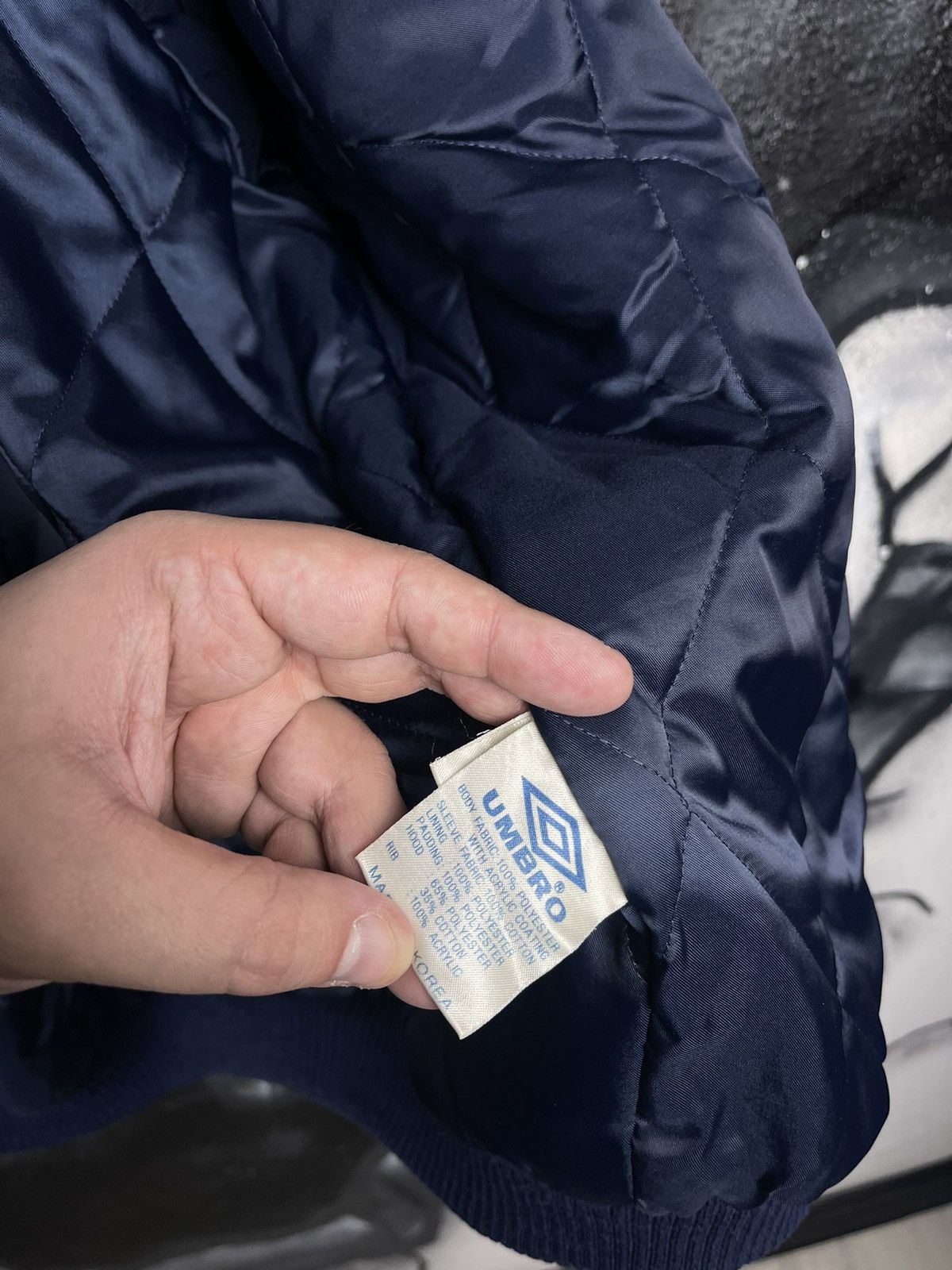 Umbro × Vintage Vintage Umbro FC Scotland 1994-96 Varsity Bomber Jacket Size US L / EU 52-54 / 3 - 12 Thumbnail