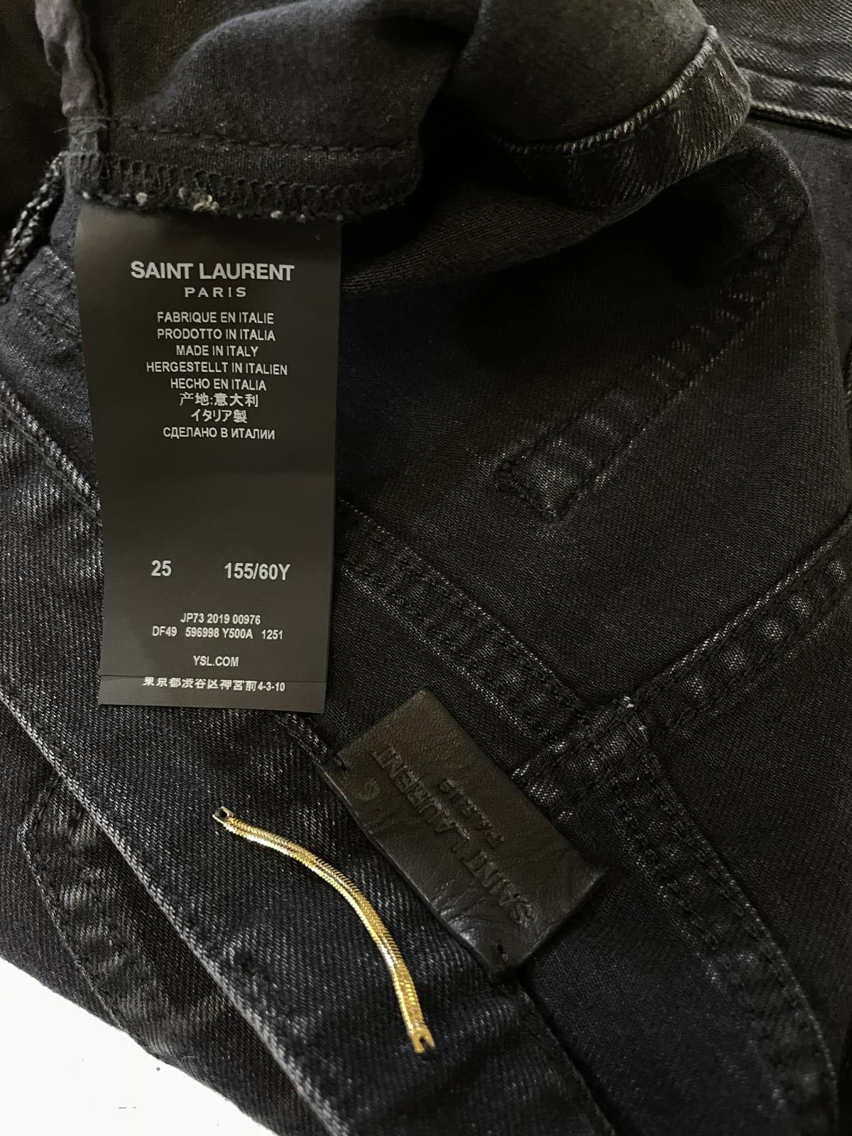 Saint Laurent Paris Saint Laurent Denim Skirt Size 42" / US 20 - 3 Thumbnail
