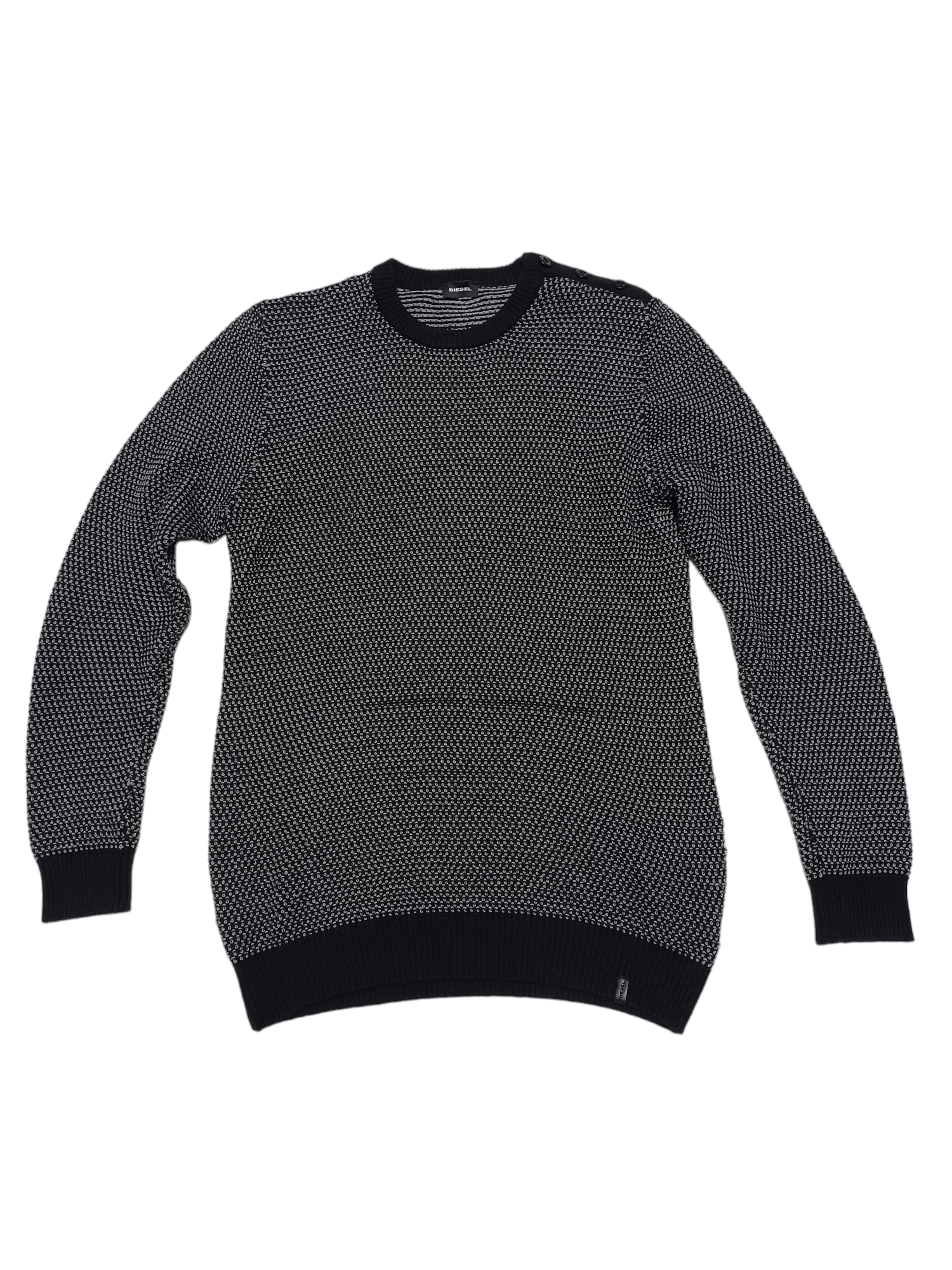 Pre-owned Avant Garde X Diesel Knit Long Sweater Avant Garde In Checkered