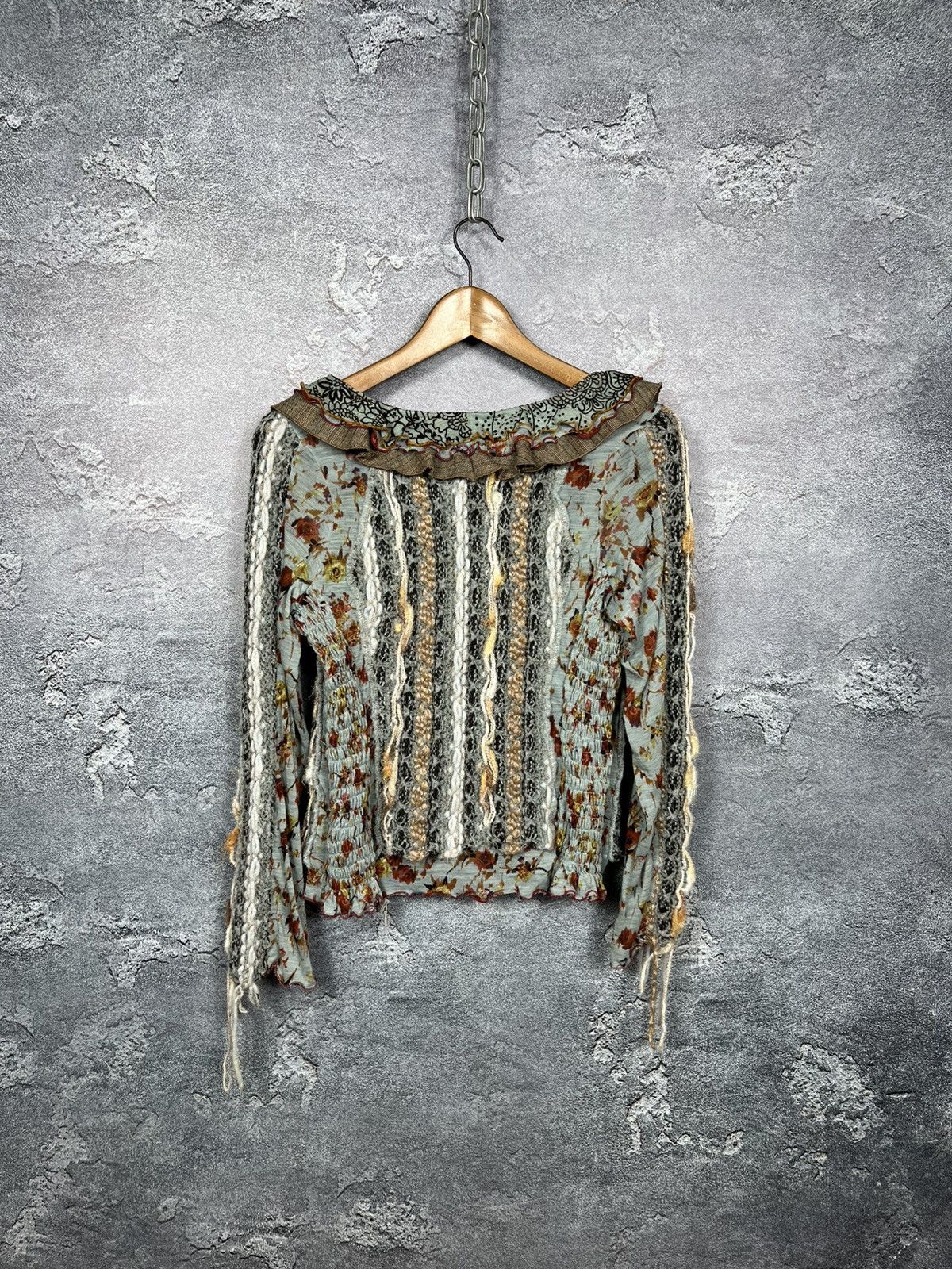 Vintage Vintage Tricot Chic Avant Garde Save the Queen Style Blouses Size L / US 10 / IT 46 - 10 Thumbnail