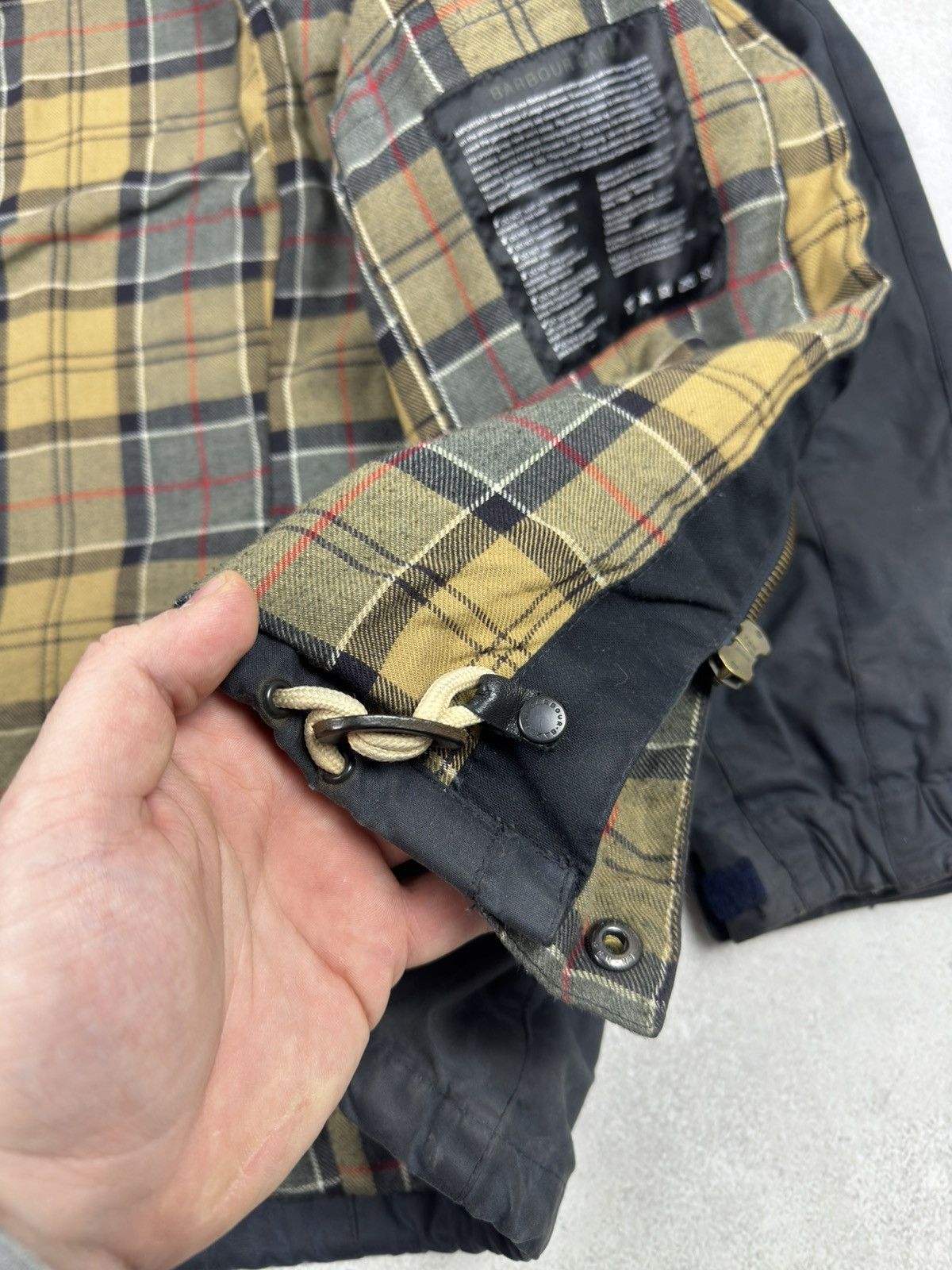 Barbour Vintage Barbour Waxed Parkas Jacket Navy Blue size XL Size US XL / EU 56 / 4 - 10 Thumbnail