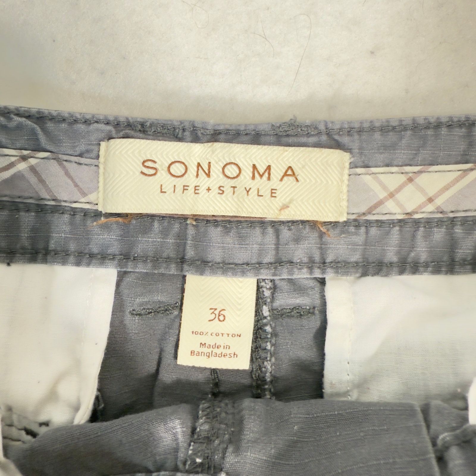 Sonoma Sonoma Life & Style Cargo Shorts Men 36W Pockets Carpenter Size US 36 / EU 52 - 2 Thumbnail
