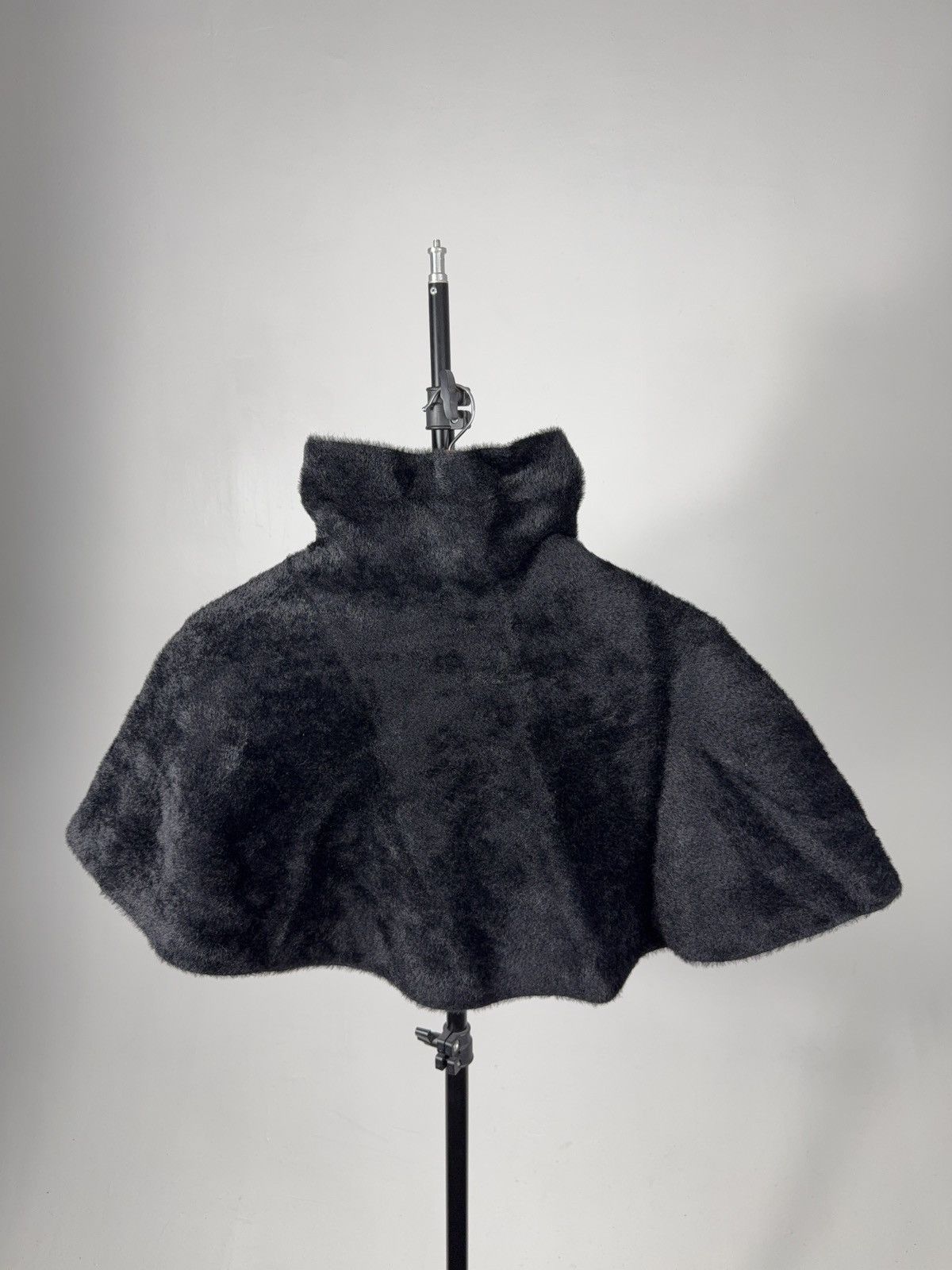 Hysteric Glamour Faux Fur Cape Poncho High Neck Dark Avant Garde Goth Wrap Size ONE SIZE - 5 Thumbnail